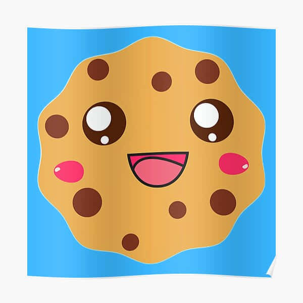 Cookie Swirl C, cartoon cookie, big eyes, SD Desktop Wallpaper