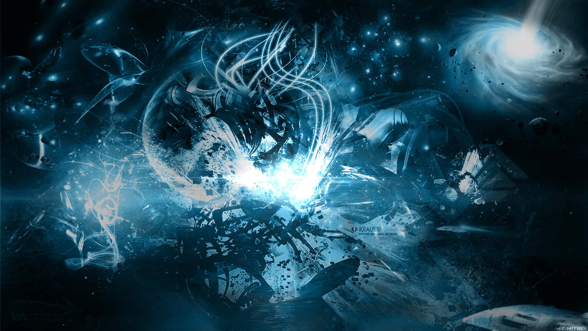 blue, white, spaceship, Full HD Desktop Wallpaper