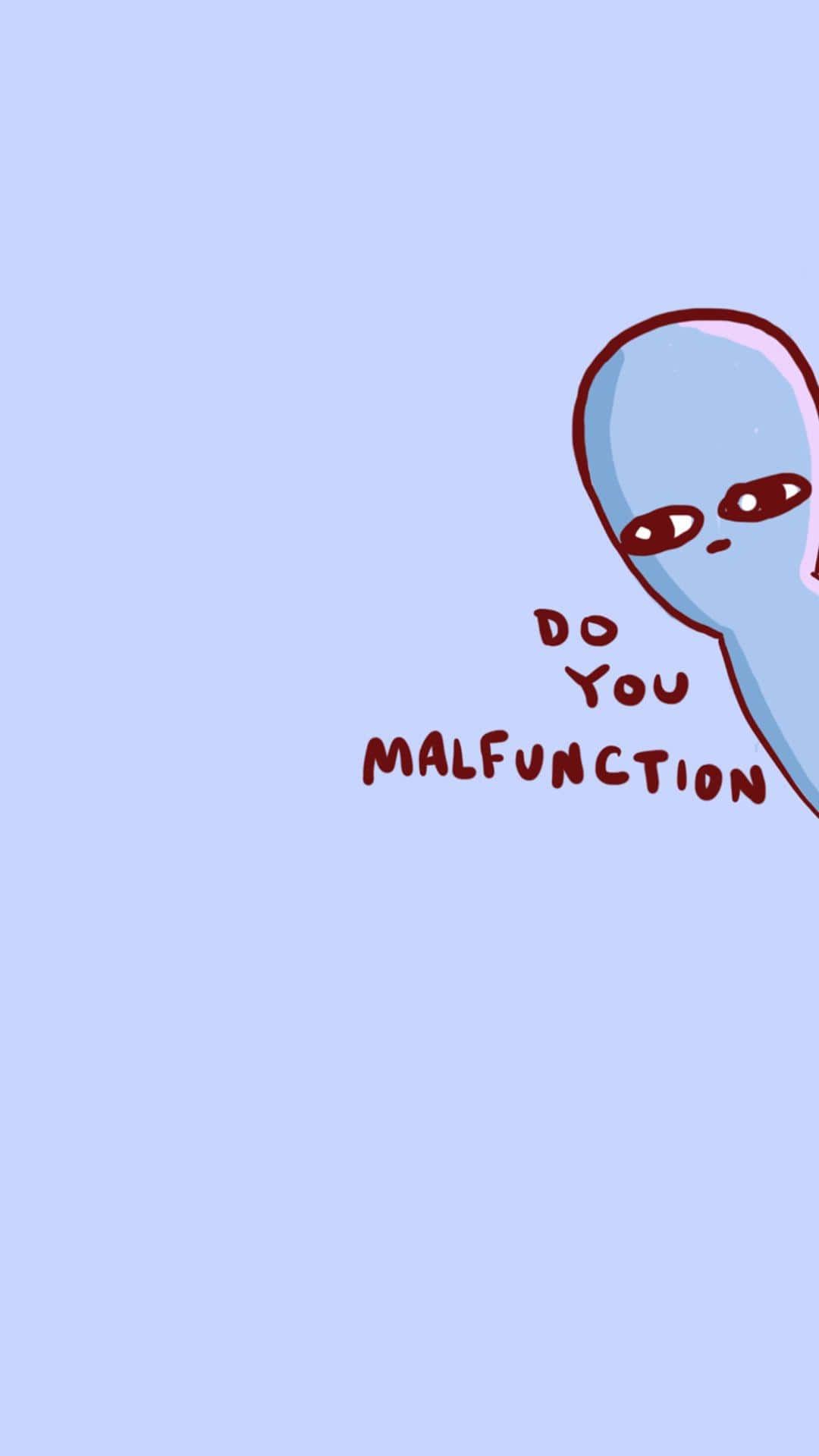 quirky alien question, minimalist cartoon alien, red eyes, Full HD Phone Wallpaper