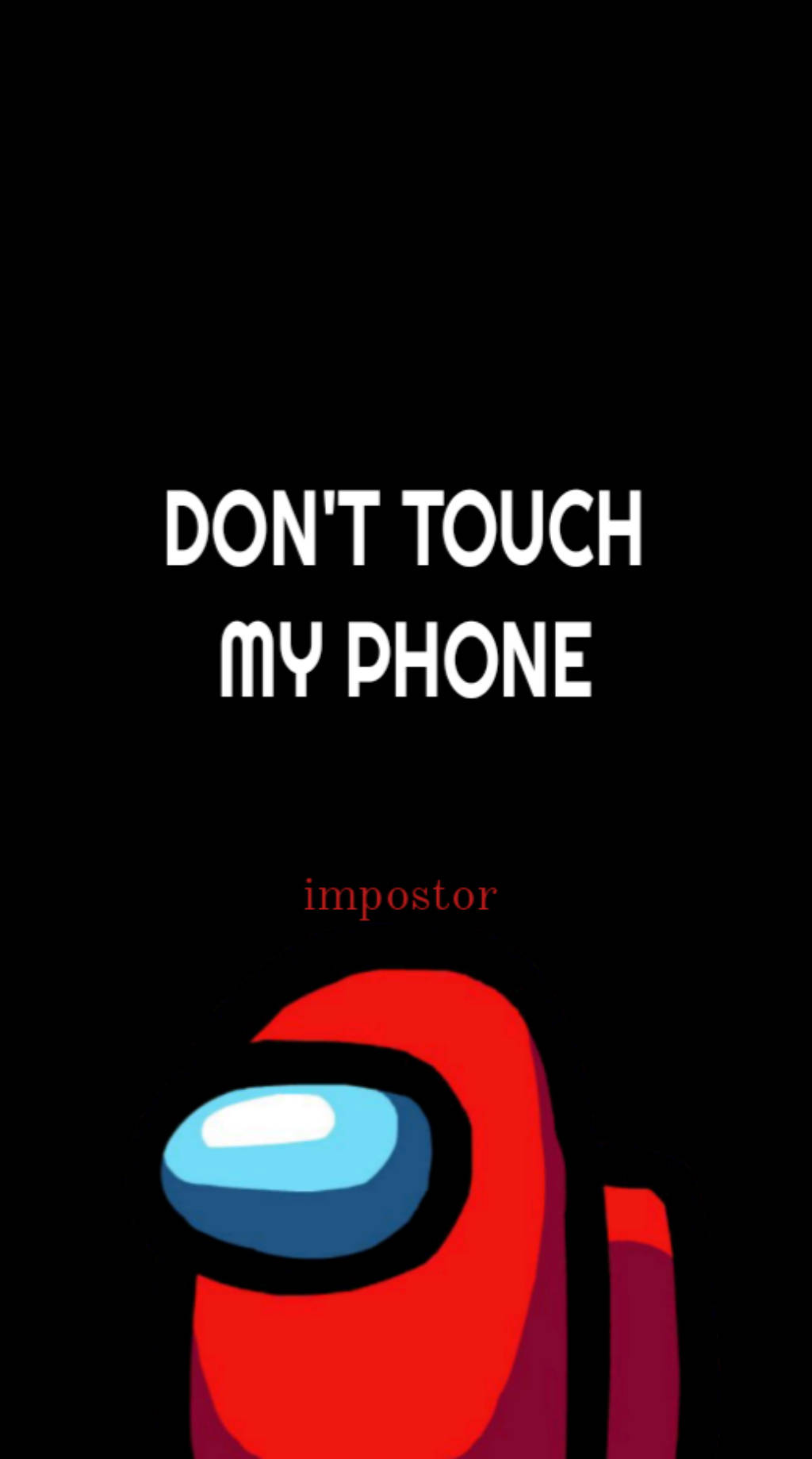 Among Us, impostor character, blue visor, HD Phone Wallpaper