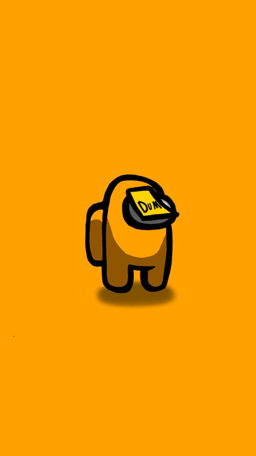 Cool Among US, orange, Dumb sticky note, HD Phone Wallpaper