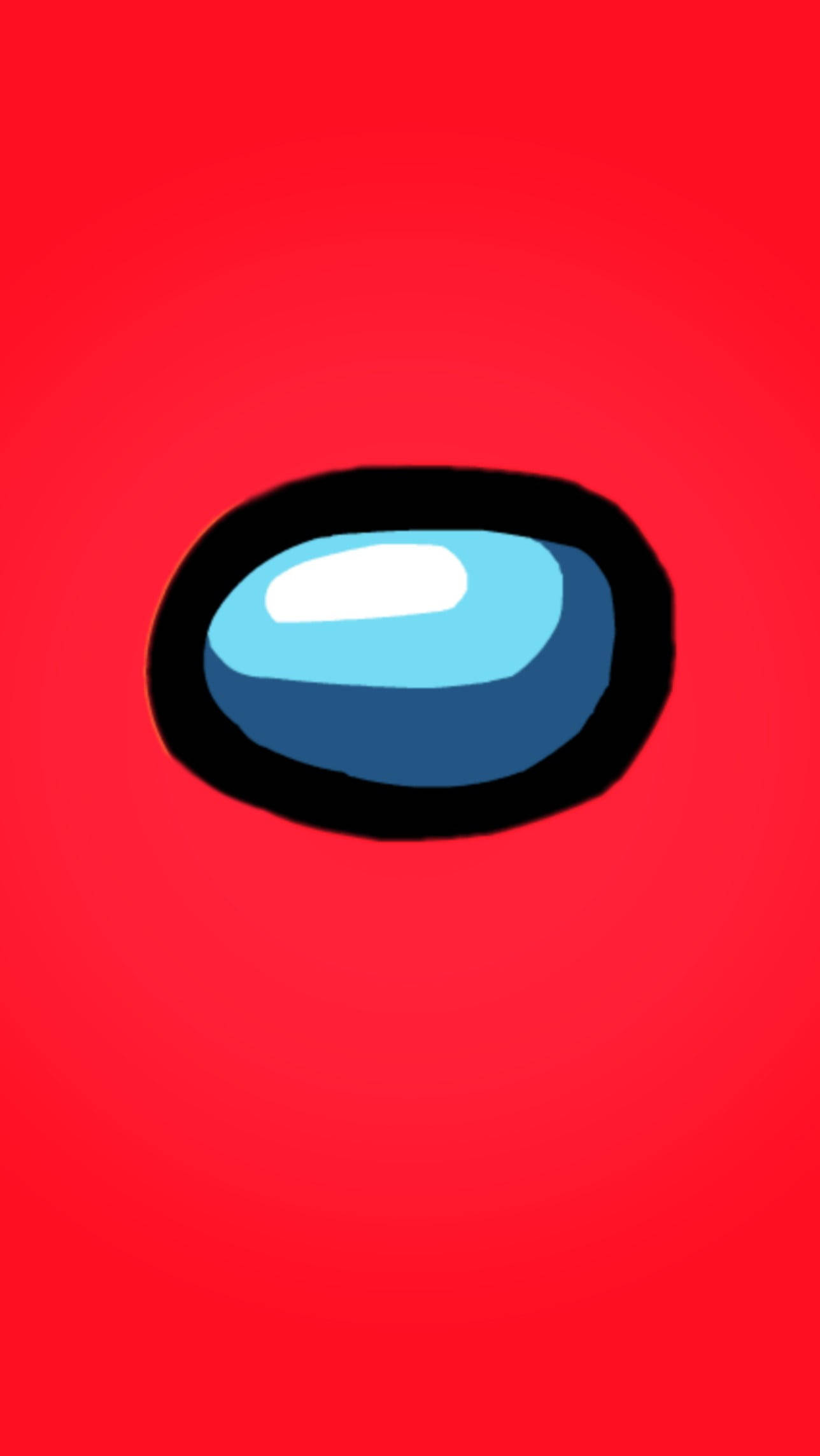 Cool Among US, red visor, blue oval, Full HD Phone Wallpaper