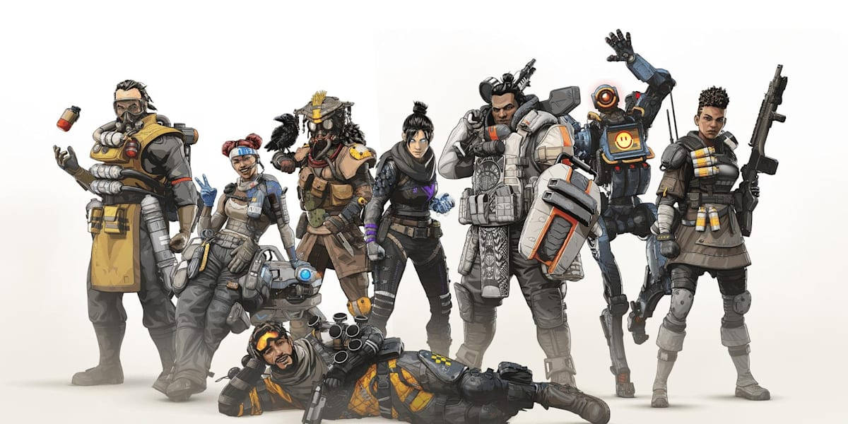Apex Legends, tactical gear, plain white background, SD Desktop Wallpaper