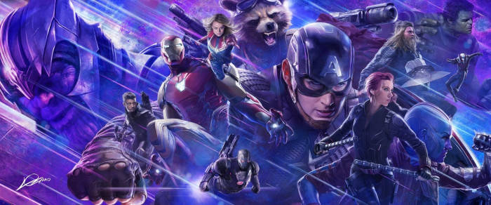 Cool Avengers, purple, cosmic, SD Desktop Wallpaper