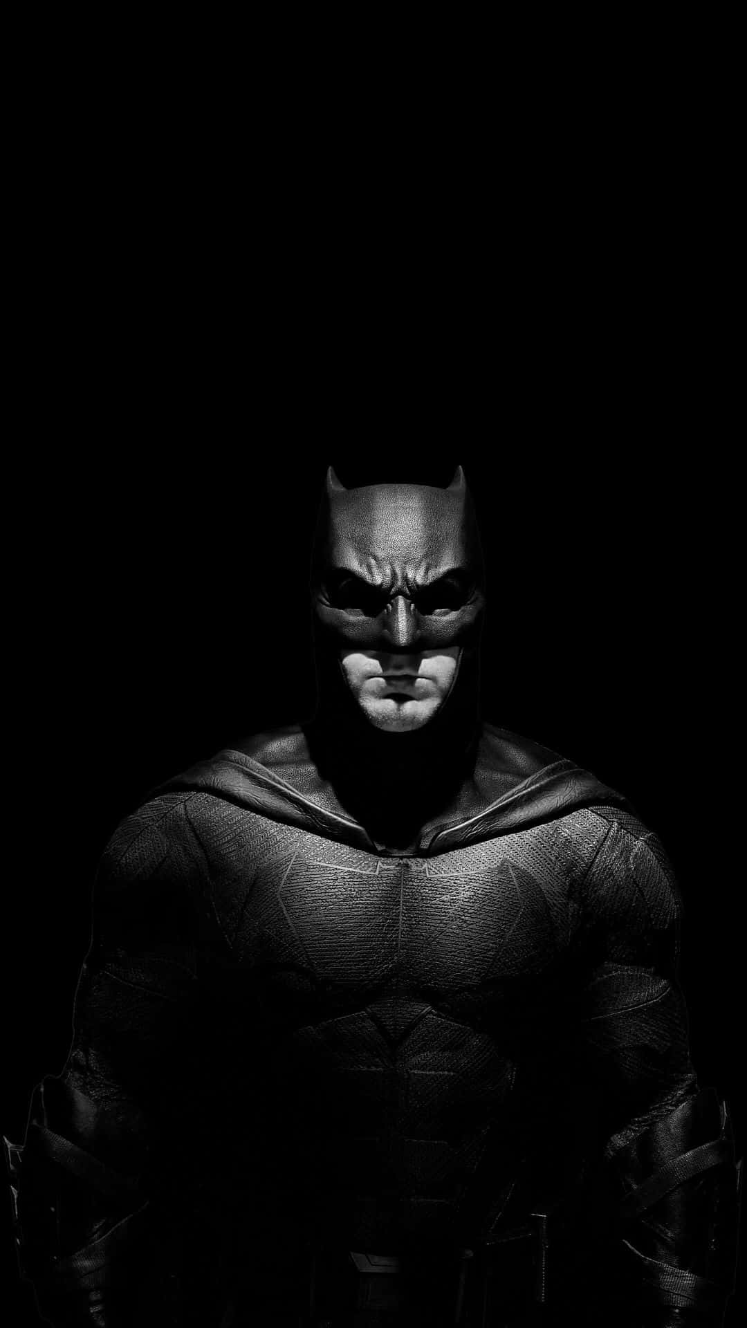 Batman, black and white, void, Full HD Phone Wallpaper