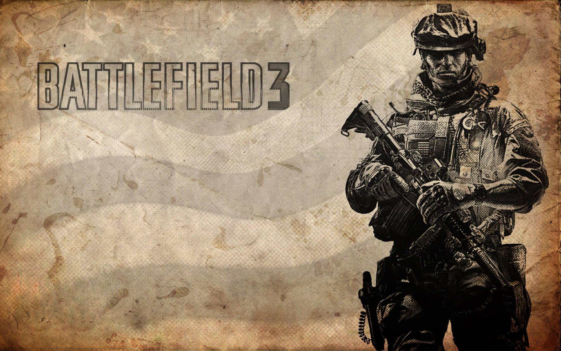 Battlefield 3, soldier, combat gear, Full HD Desktop Wallpaper