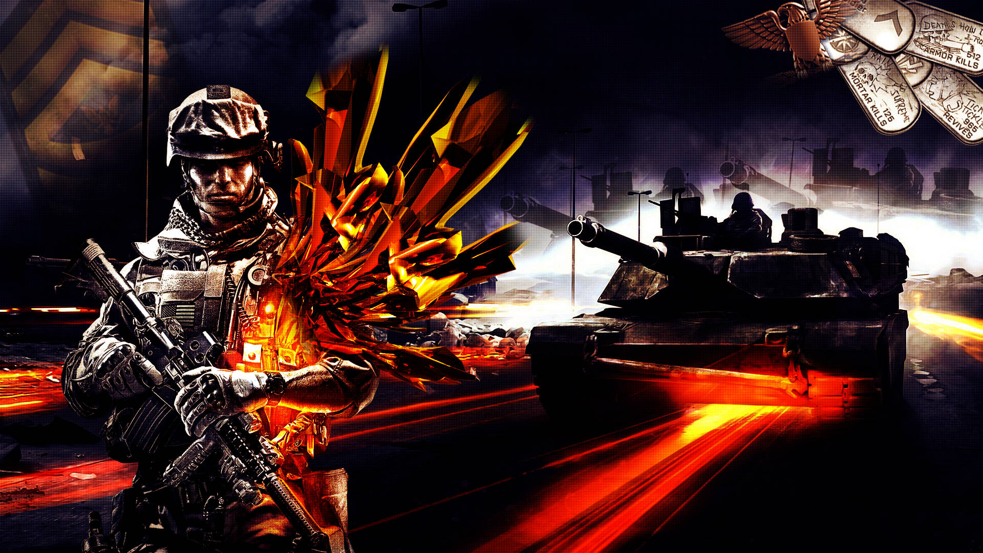 Battlefield 3, soldier, combat gear, Full HD Desktop Wallpaper