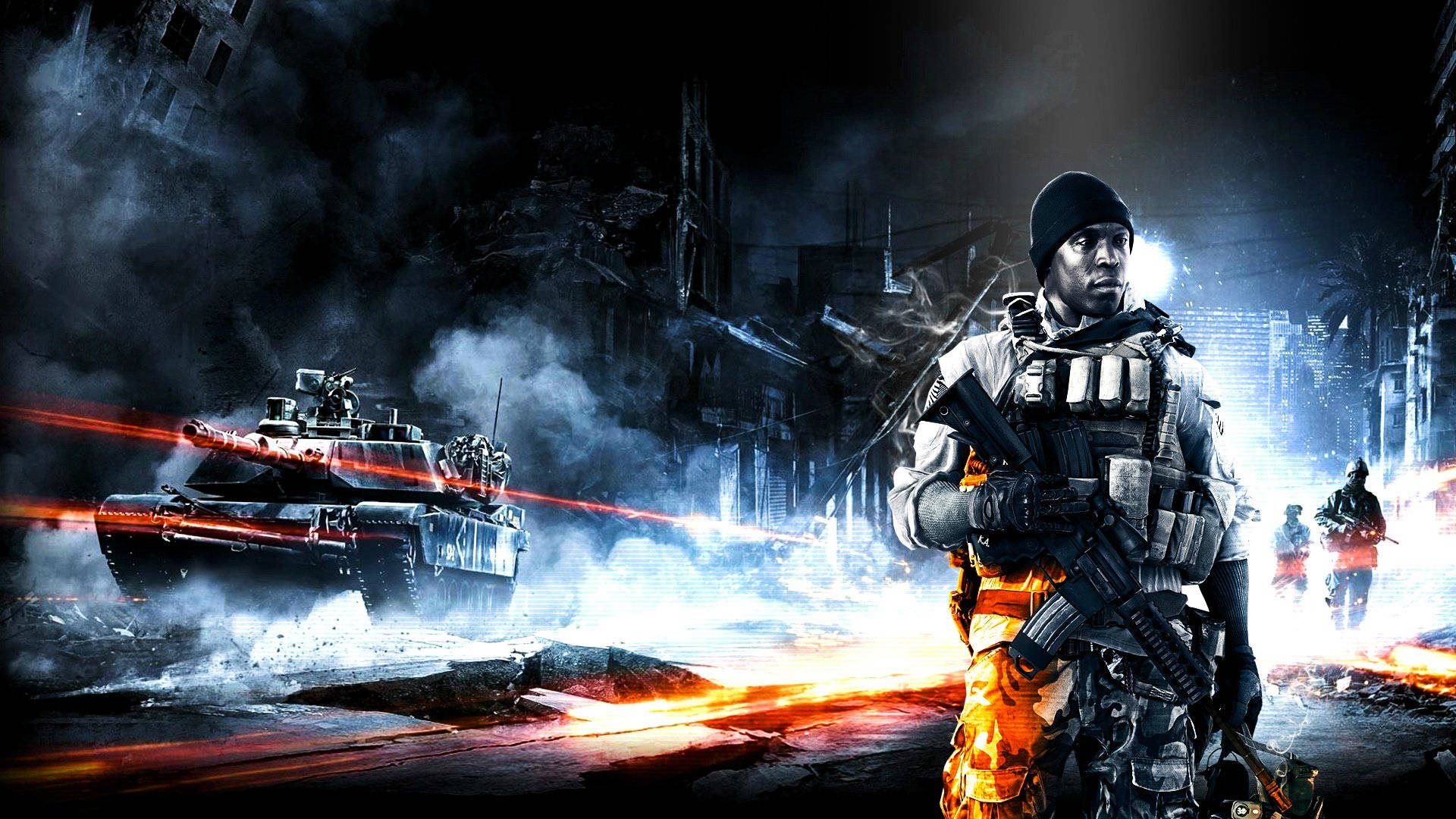 Battlefield 3, tactical gear, tank, Full HD Desktop Wallpaper