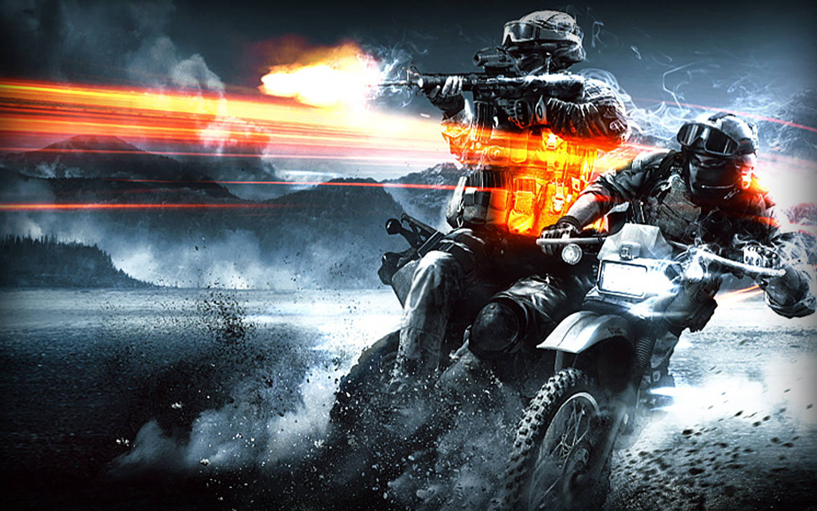 Battlefield 3, soldiers, tactical gear, HD Desktop Wallpaper