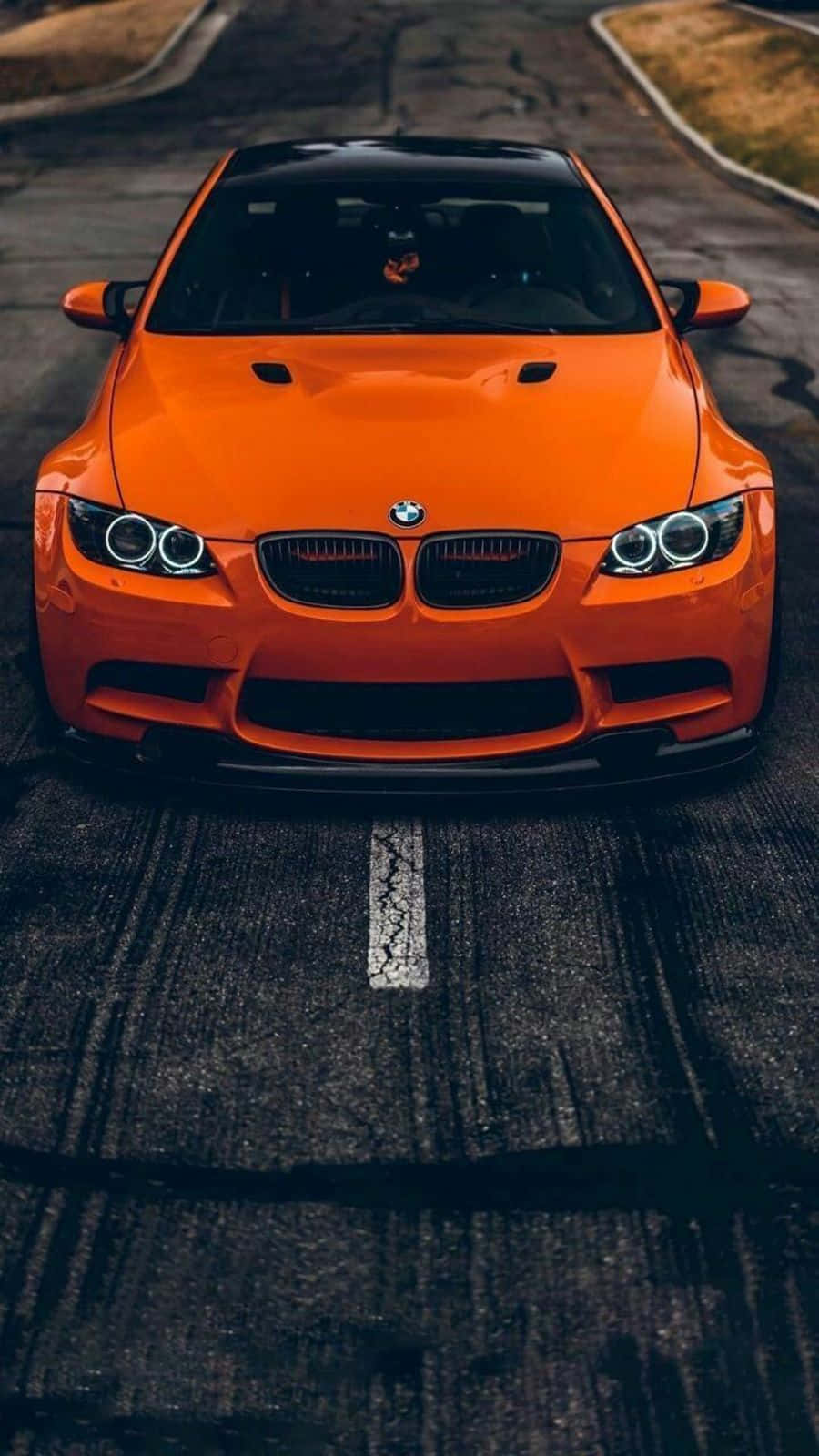orange, BMW, sports car, HD Phone Wallpaper