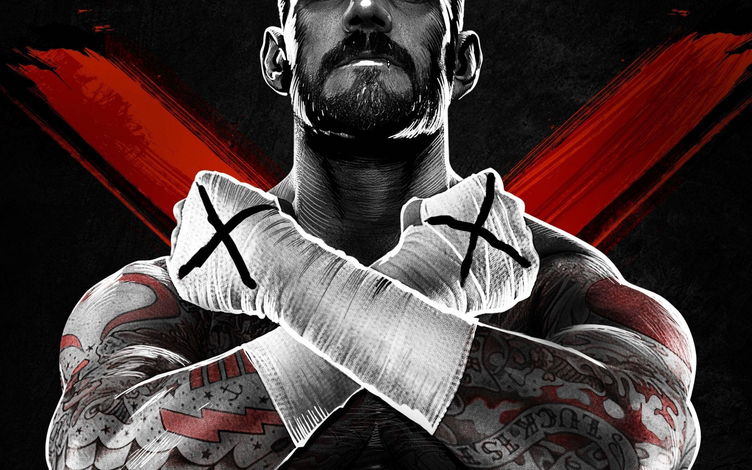 Cool Boxing, tattooed fighter, bandaged fists, Full HD Desktop Wallpaper