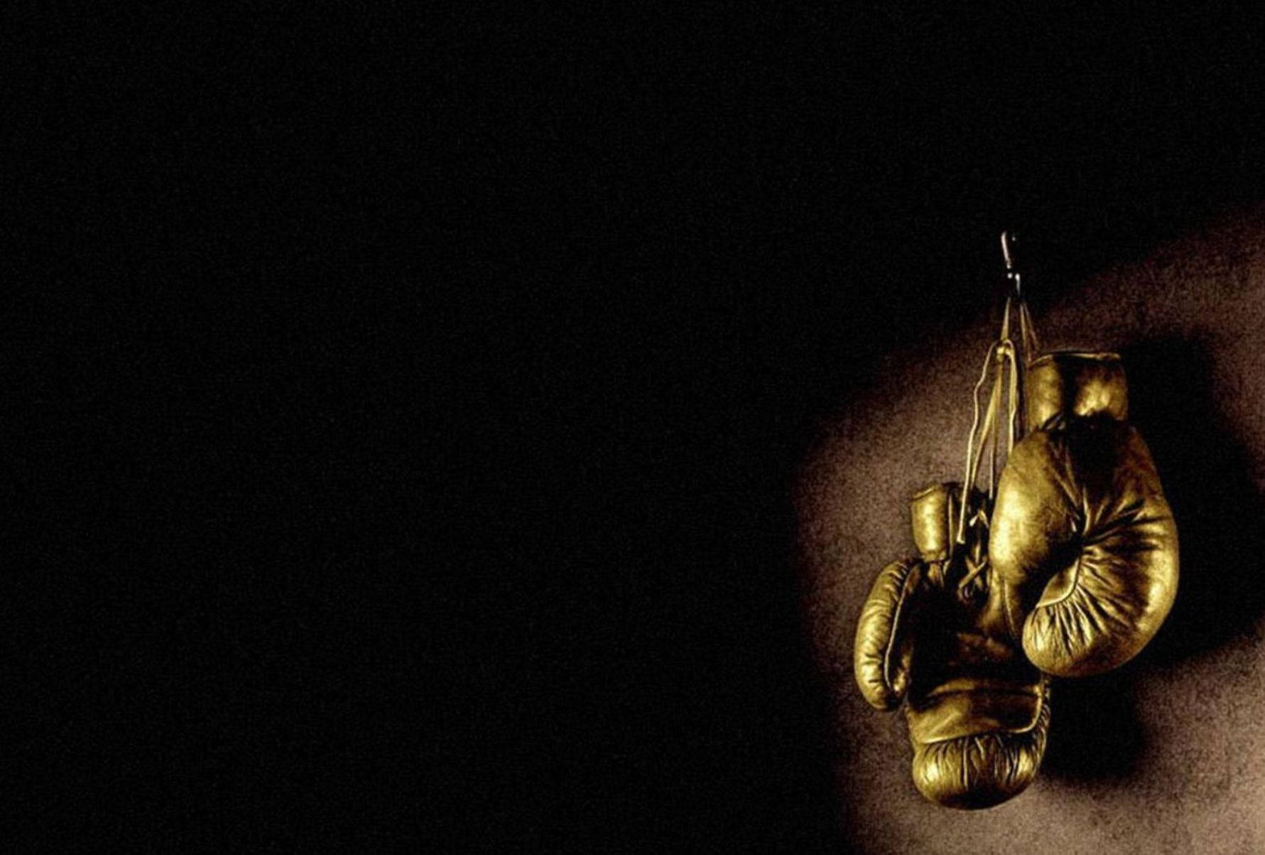 Cool Boxing, golden boxing gloves, deep shadow, HD Desktop Wallpaper