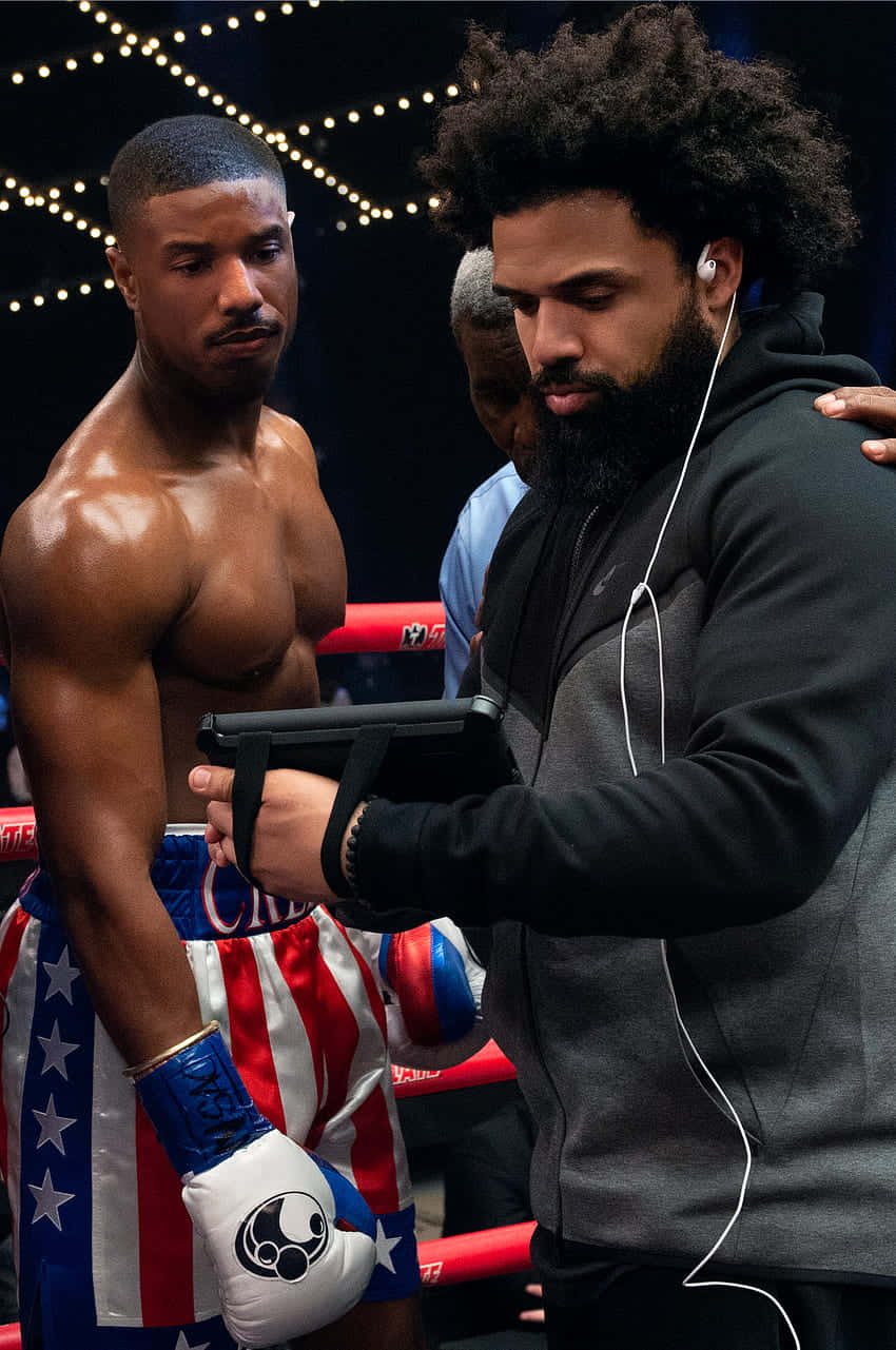 Boxer Preparation Ring Corner, ring, patriotic trunks, HD Phone Wallpaper