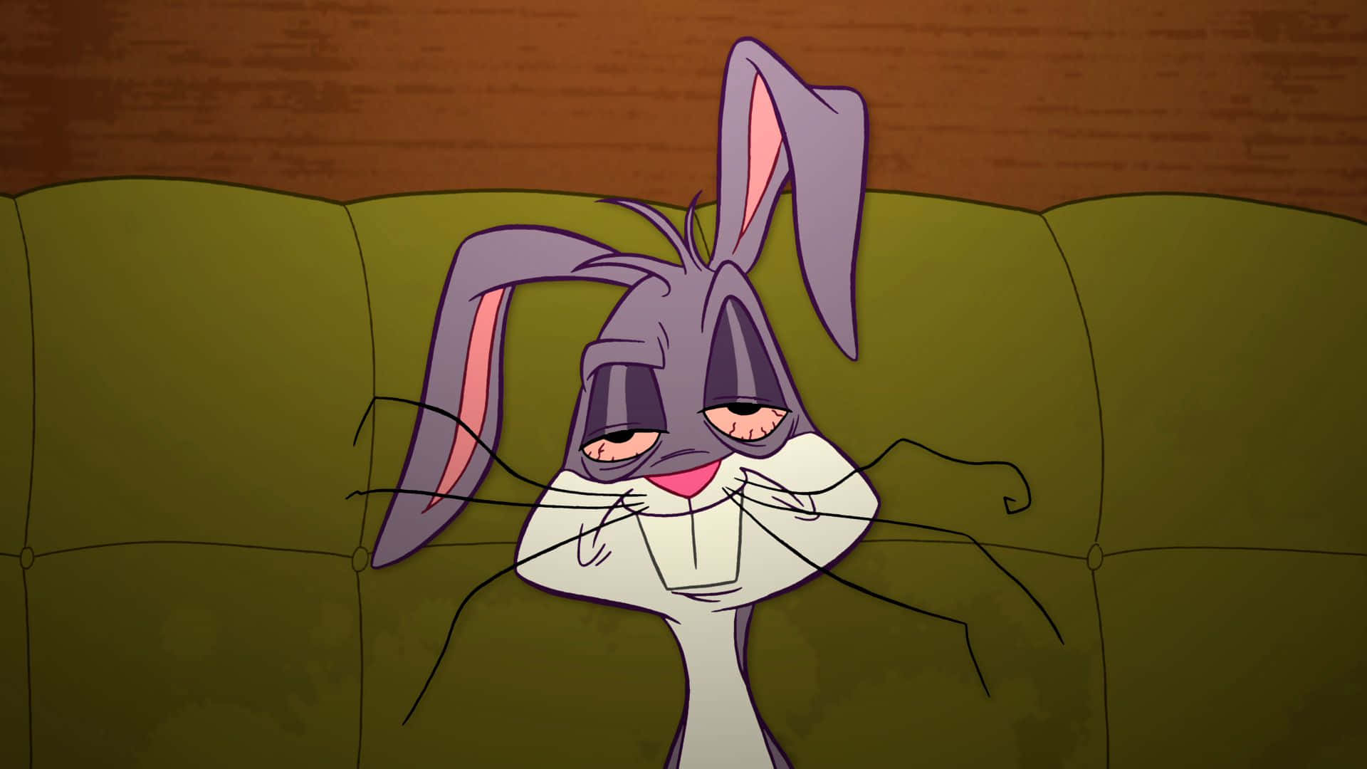 Bugs Bunny, purple cartoon rabbit, long ears, Full HD Desktop Wallpaper