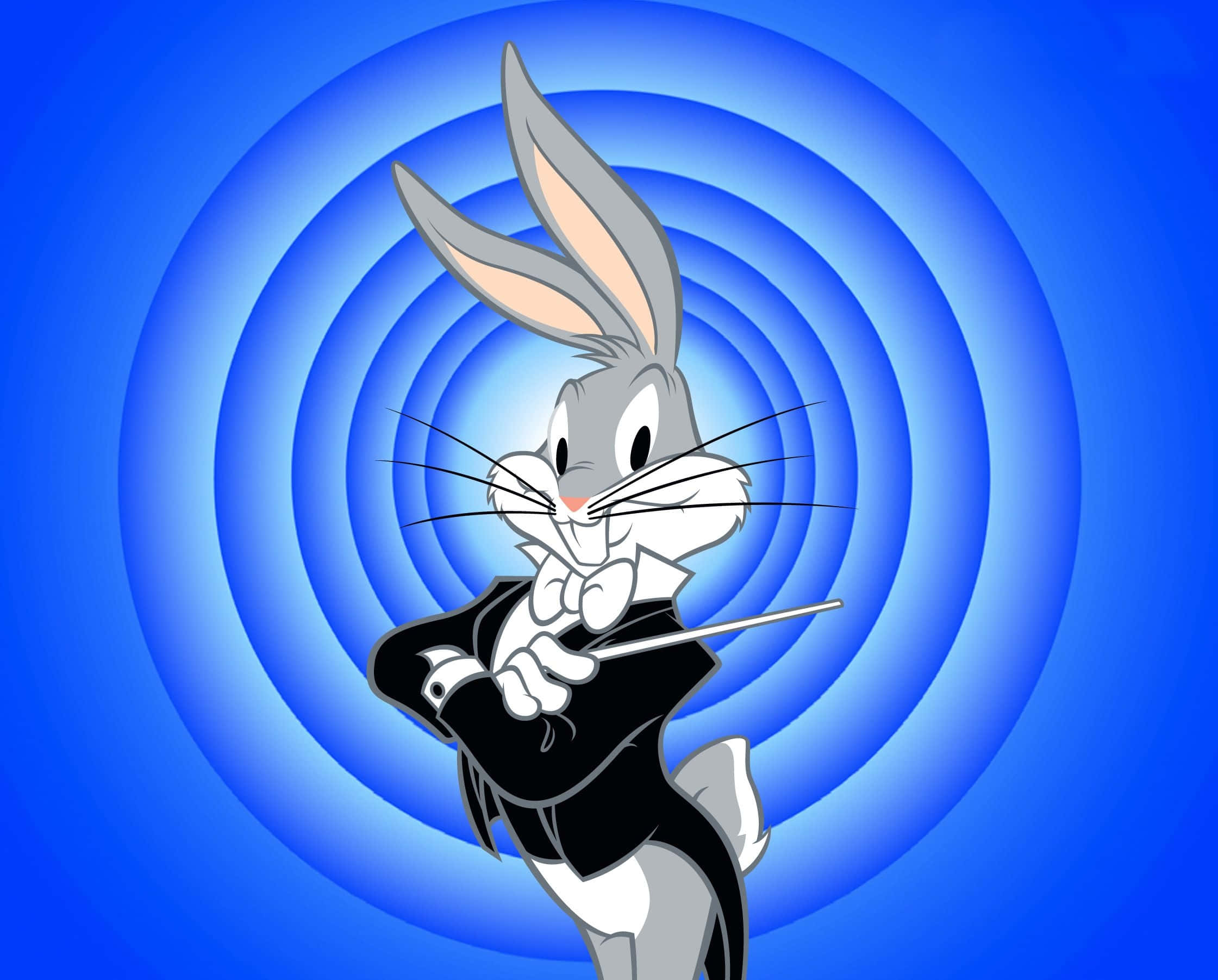 Bugs Bunny, tuxedo, baton, Full HD Desktop Wallpaper