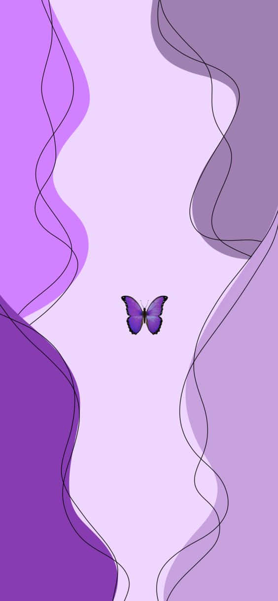 cool butterfly, purple butterfly, lavender, SD Phone Wallpaper