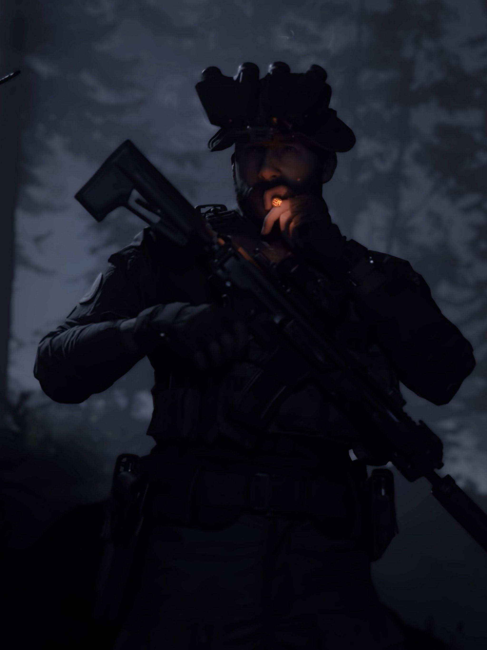 Call Of Duty Modern Warfare, tactical gear, rifle, 2K Phone Wallpaper