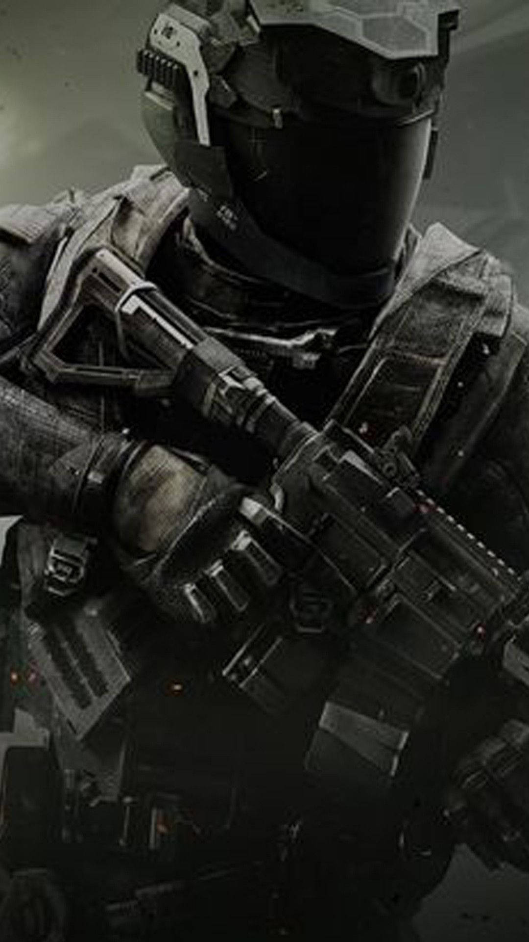 Call Of Duty Modern Warfare, iPhone, all black soldier, Full HD Phone Wallpaper