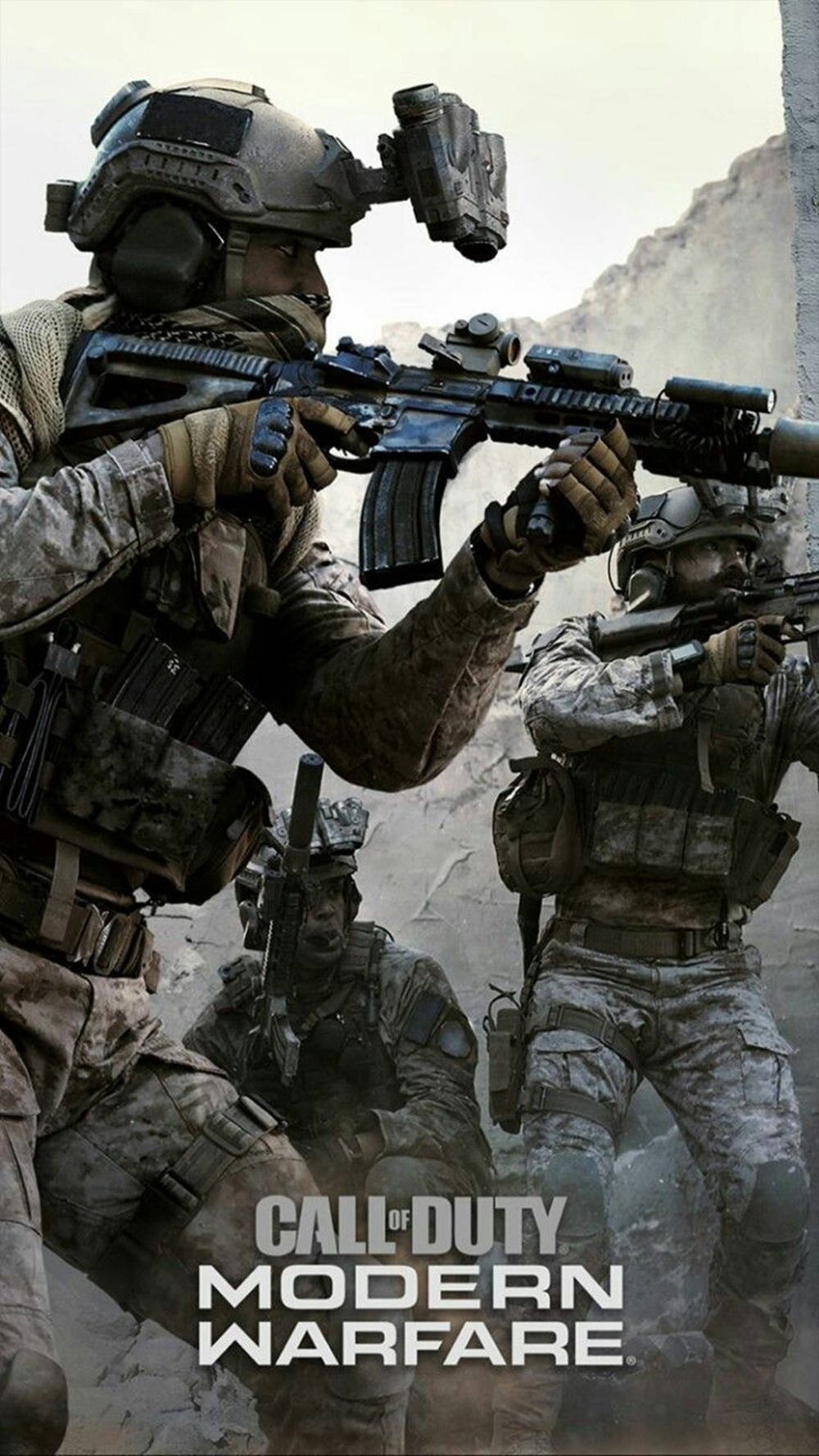 Call of Duty Modern Warfare, iPhone, war-torn barracks, HD Phone Wallpaper