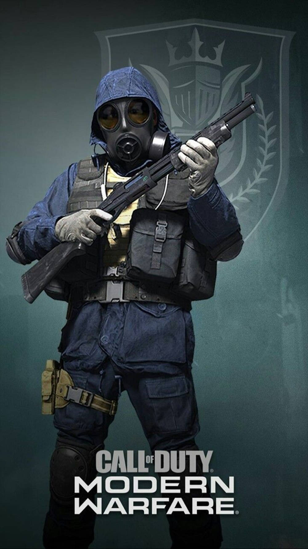 Call Of Duty Modern Warfare, soldier, blue hoodie, HD Phone Wallpaper