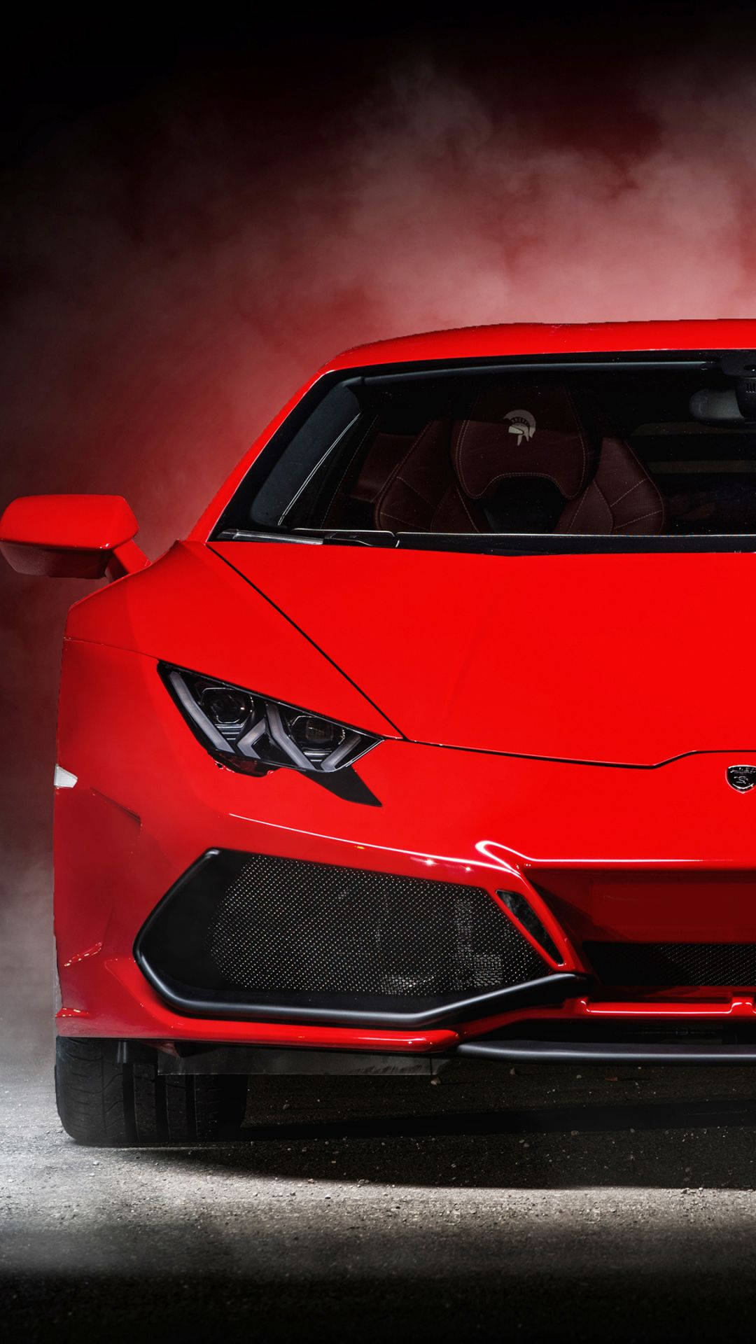 Lamborghini, iPhone Red, vibrant red, Full HD Phone Wallpaper