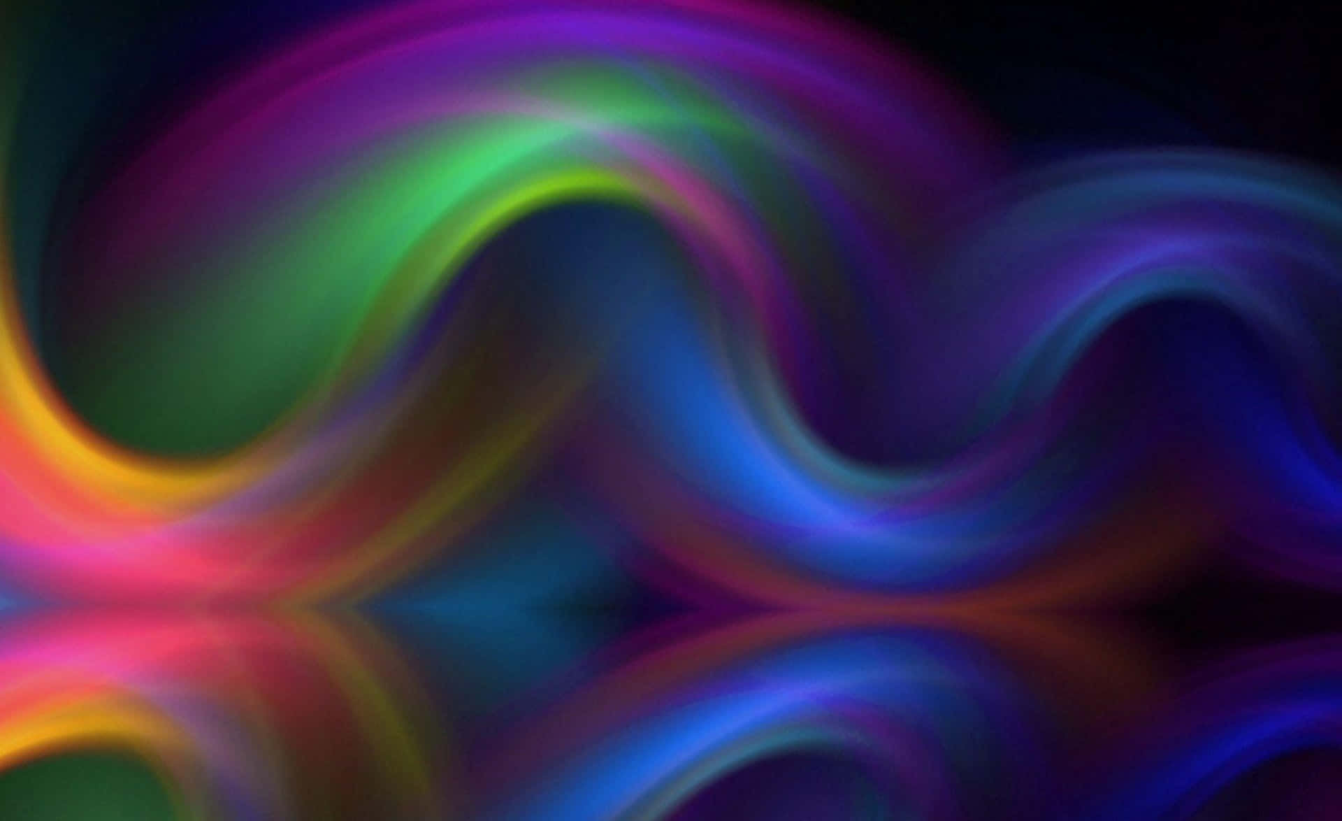 Cool Colored, rainbow colors, wavy smoke, Full HD Desktop Wallpaper