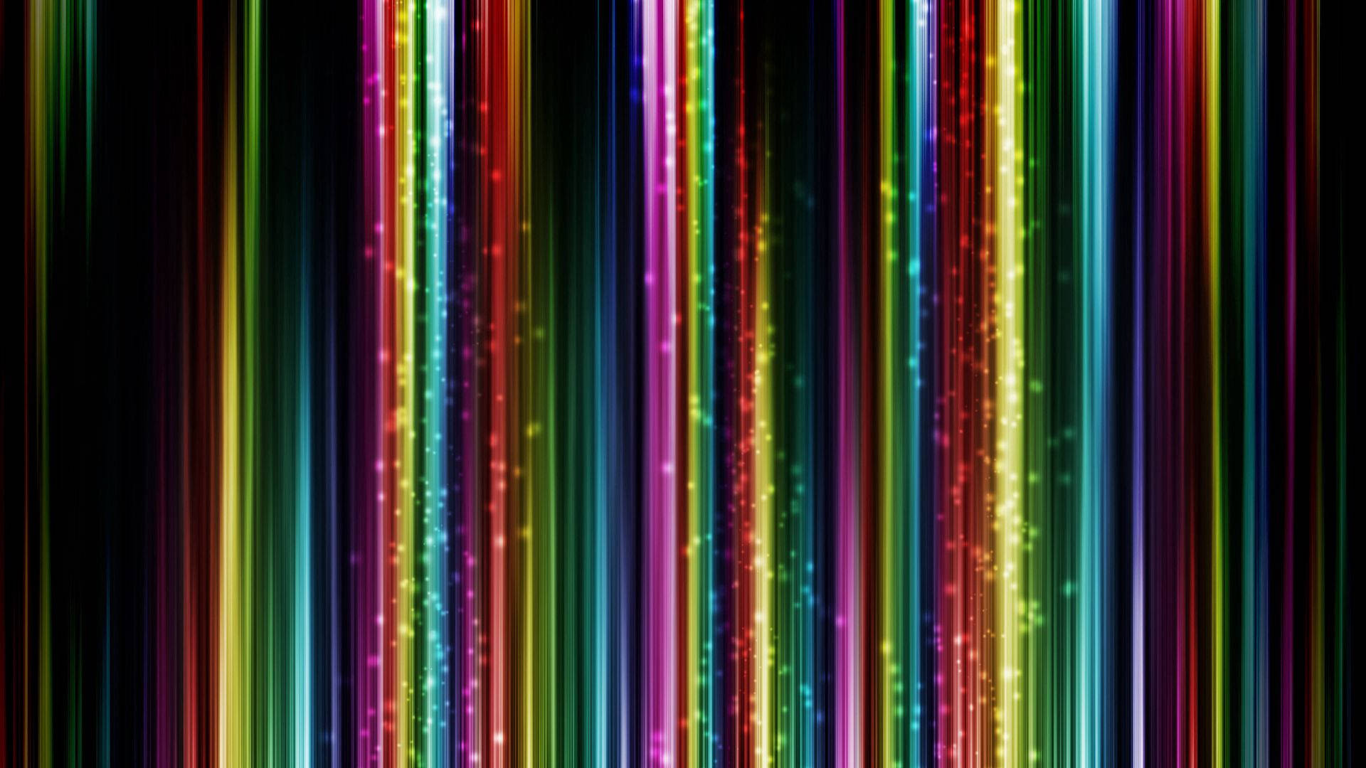 vertical rainbow, dark, rainbow hues, Full HD Desktop Wallpaper
