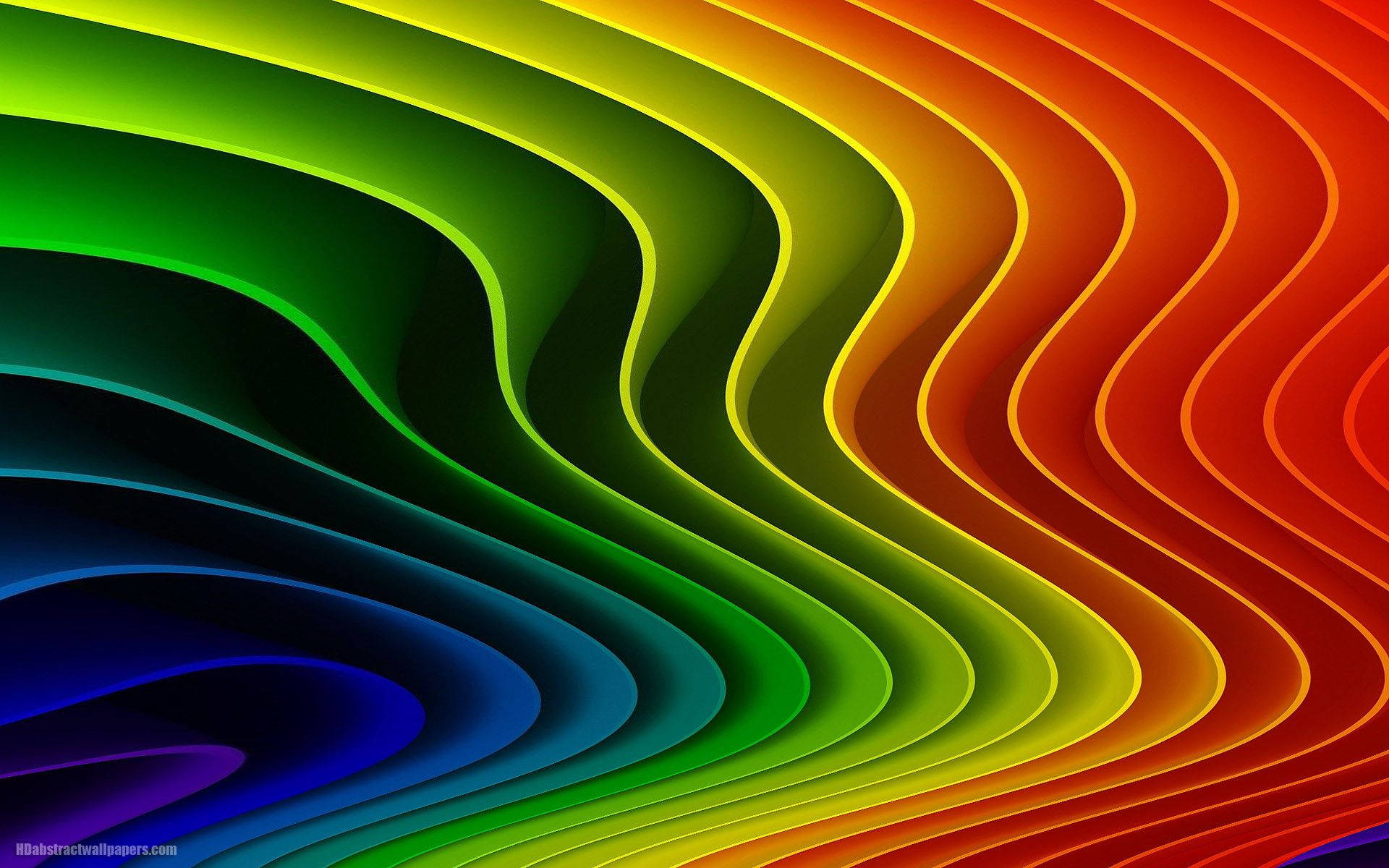 rainbow bands, vibrant, diagonally, Full HD Desktop Wallpaper