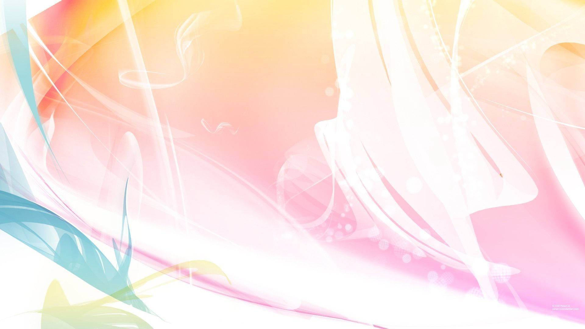 pastel pink, yellow, teal, Full HD Desktop Wallpaper
