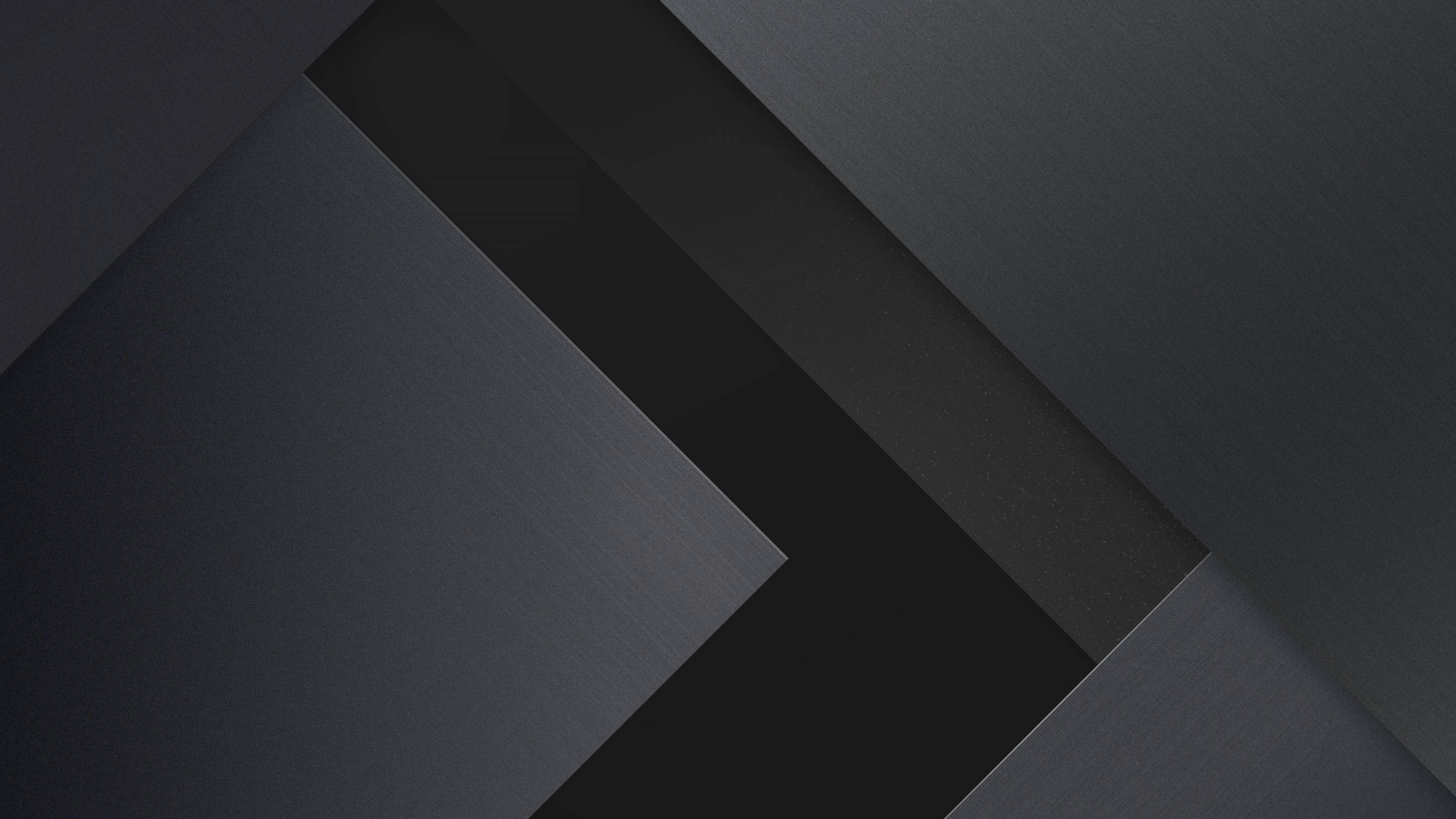 brushed metal panels, black, charcoal gray, 4K Desktop Wallpaper