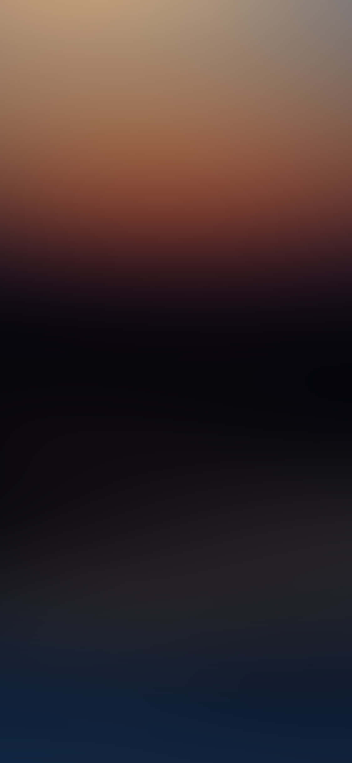 black blur, night sky, warm orange, Full HD Phone Wallpaper