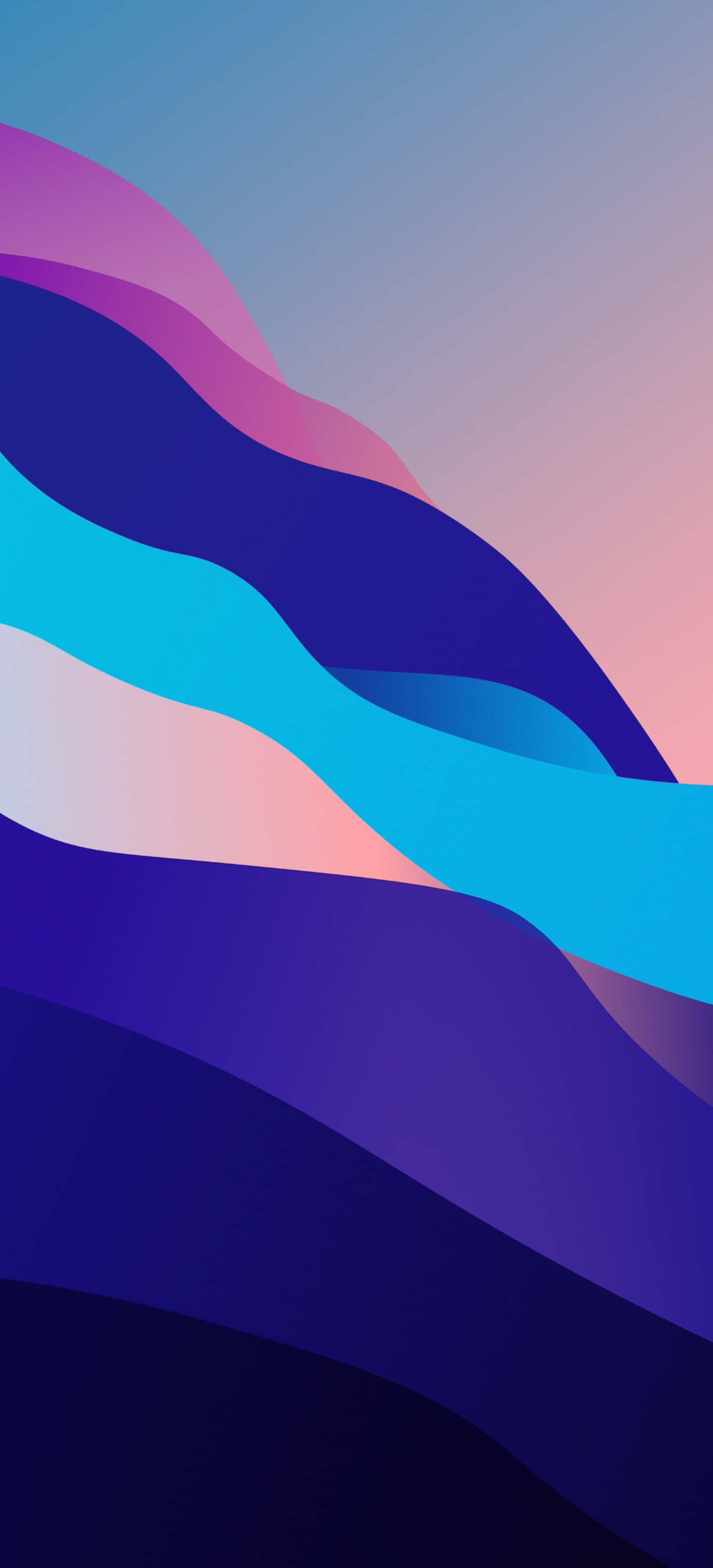 cool design iPhone, purple, blue, 2K Phone Wallpaper