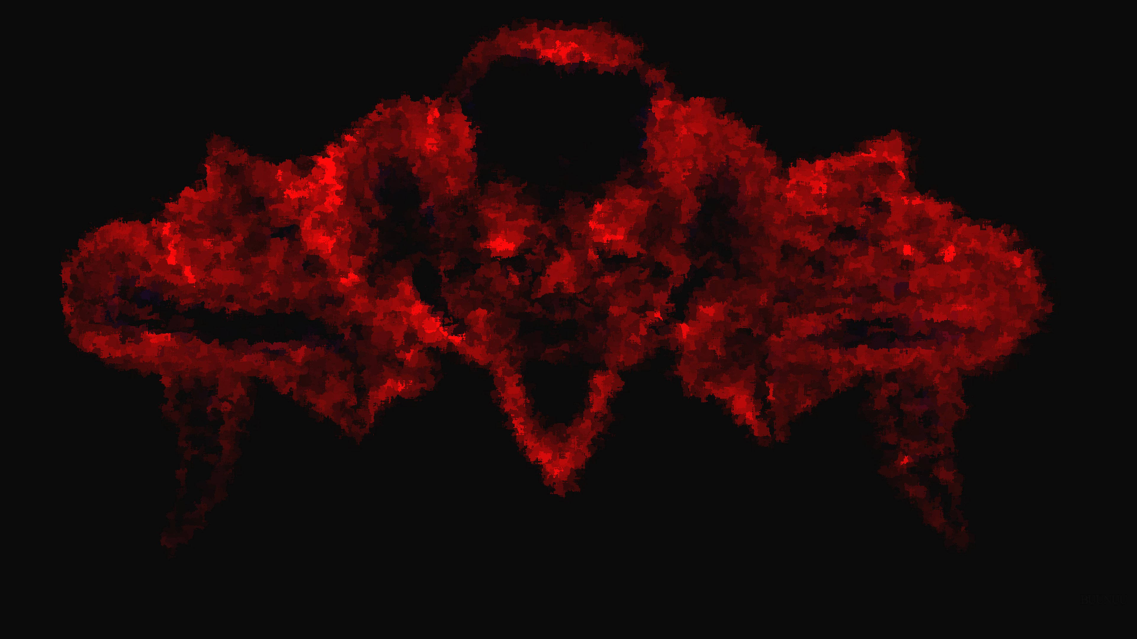 smoky red, 4K devil, fiery red, 4K Desktop Wallpaper