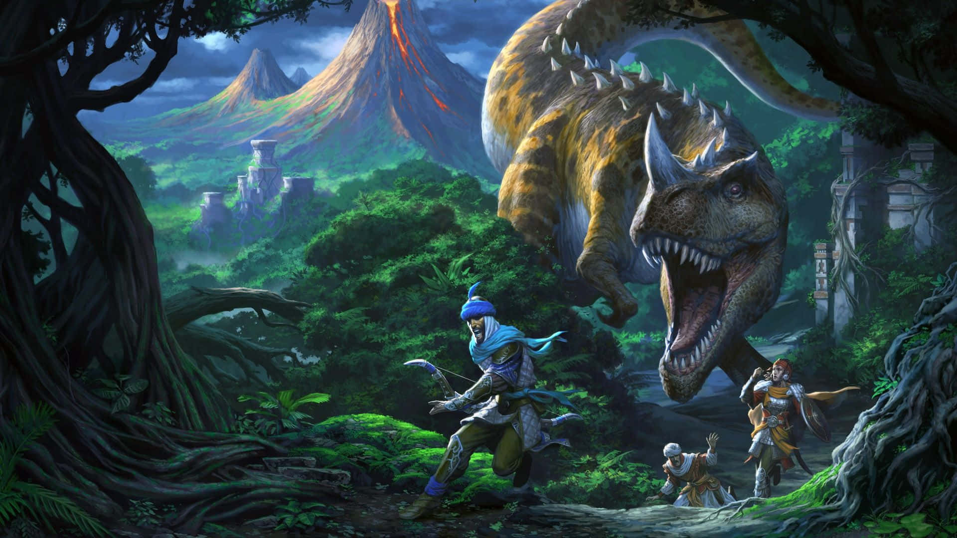 Cool Dinosaur, iPhone Theme, massive spiked dinosaur, Full HD Desktop Wallpaper