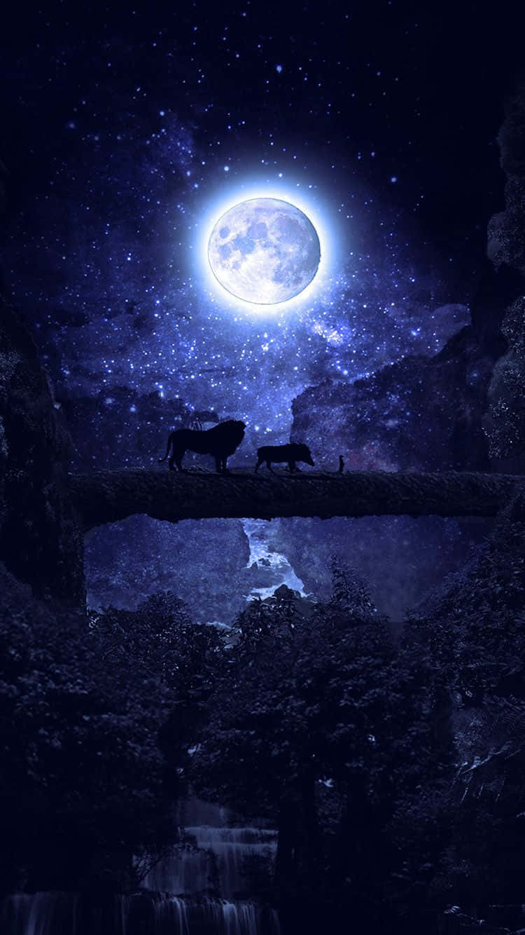 Disney, lion, wildebeest, HD Phone Wallpaper