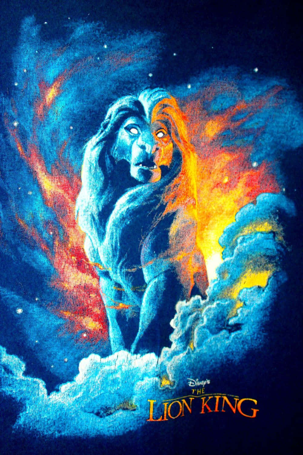 Cool Disney, lion king, cosmic sky, HD Phone Wallpaper