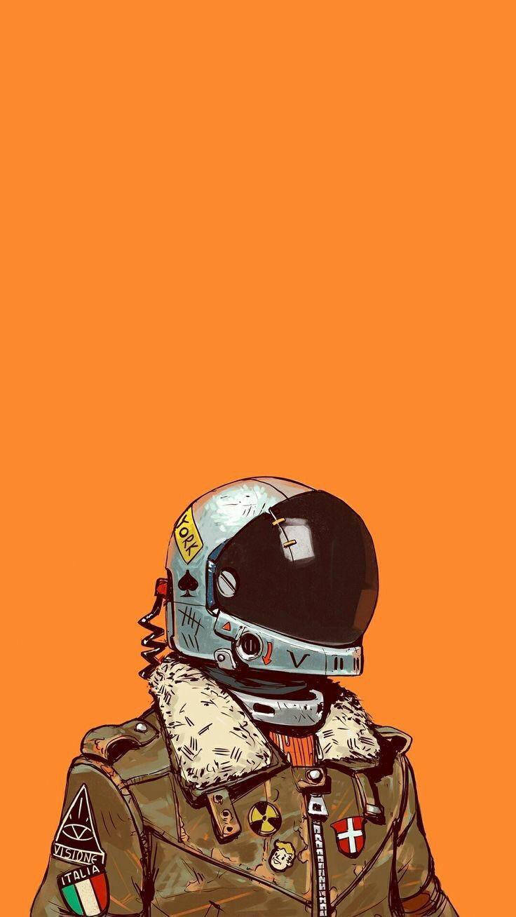 astronaut, helmet, patched jacket, HD Phone Wallpaper