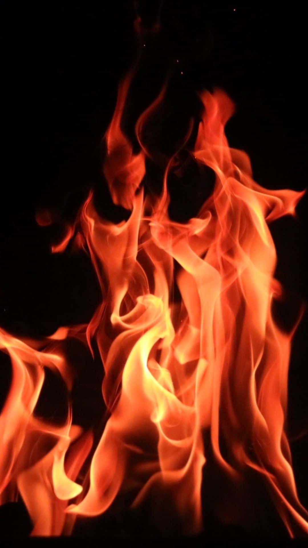Cool Fire, orange, yellow, Full HD Phone Wallpaper