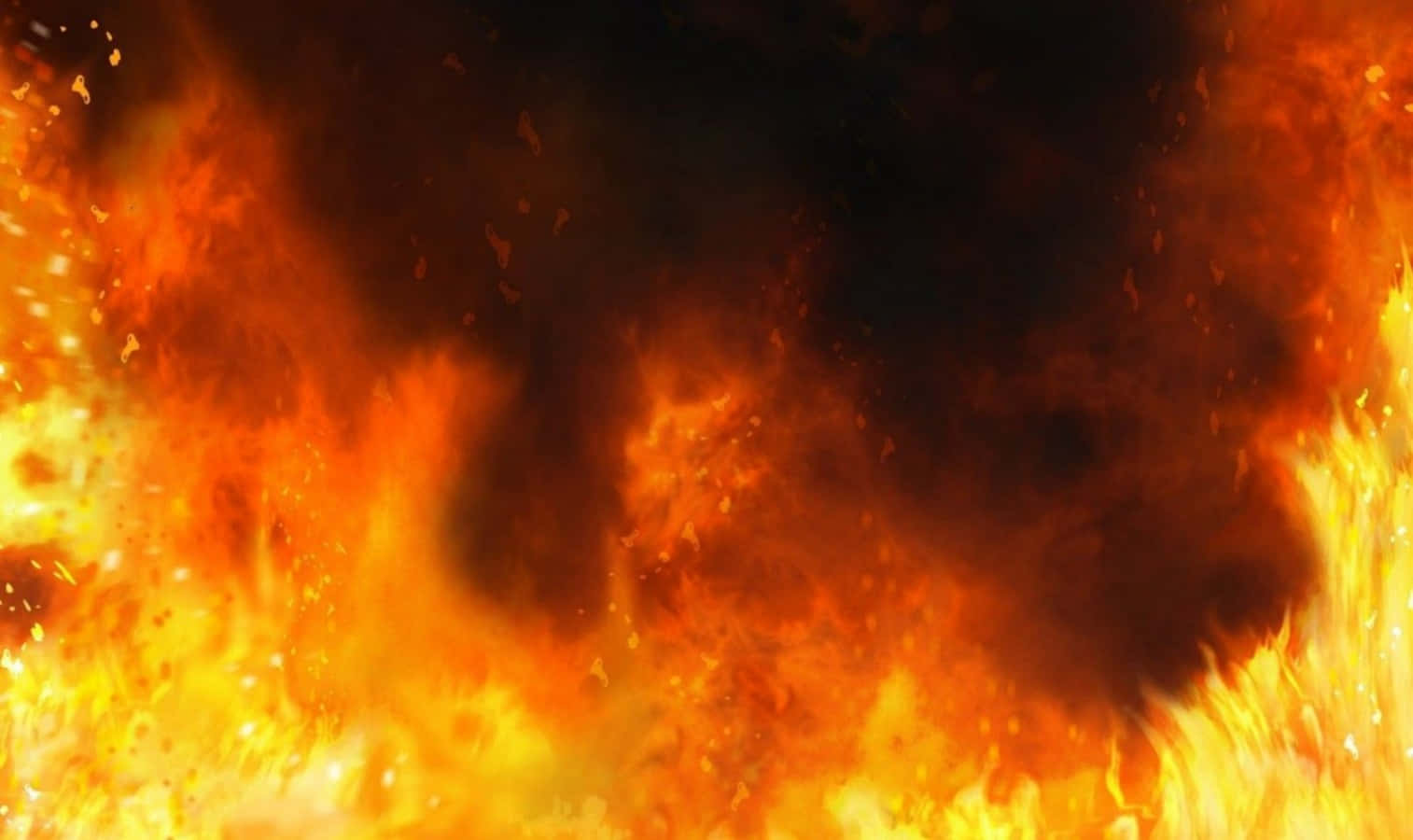 Cool Fire, orange, yellow, HD Desktop Wallpaper
