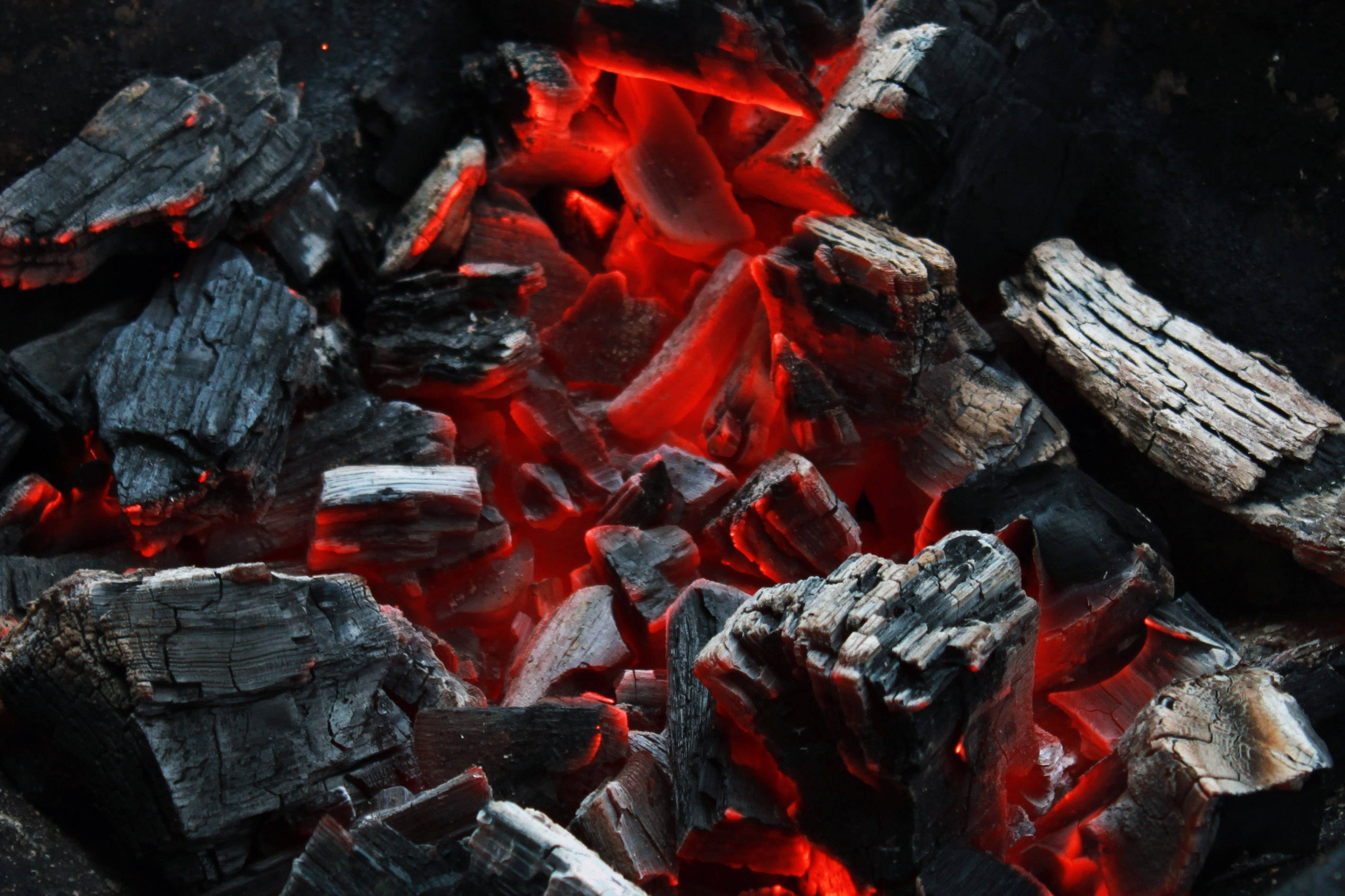 fire, coals, home fireplace, 2K Desktop Wallpaper