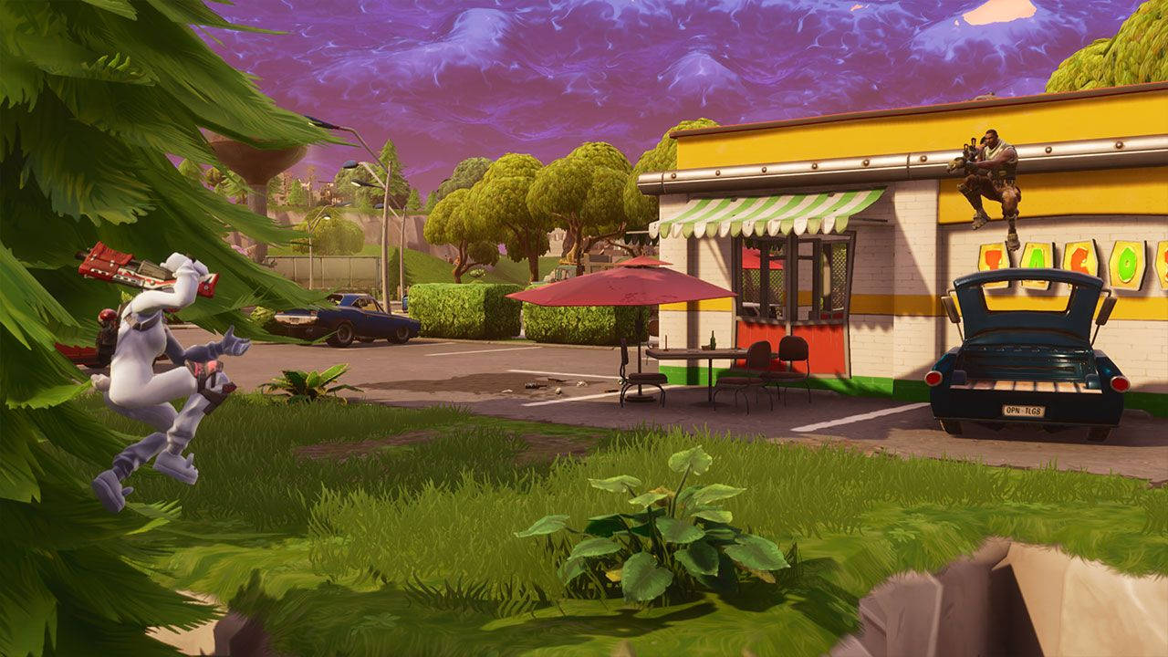 Cool Fortnite, Fortnite Battle Royale, white rabbit character, HD Desktop Wallpaper