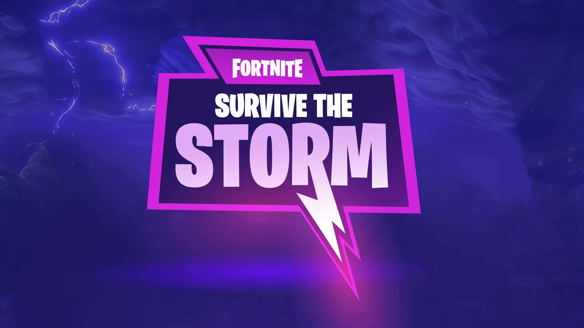 Fortnite, Survive the Storm, vibrant purple, Full HD Desktop Wallpaper