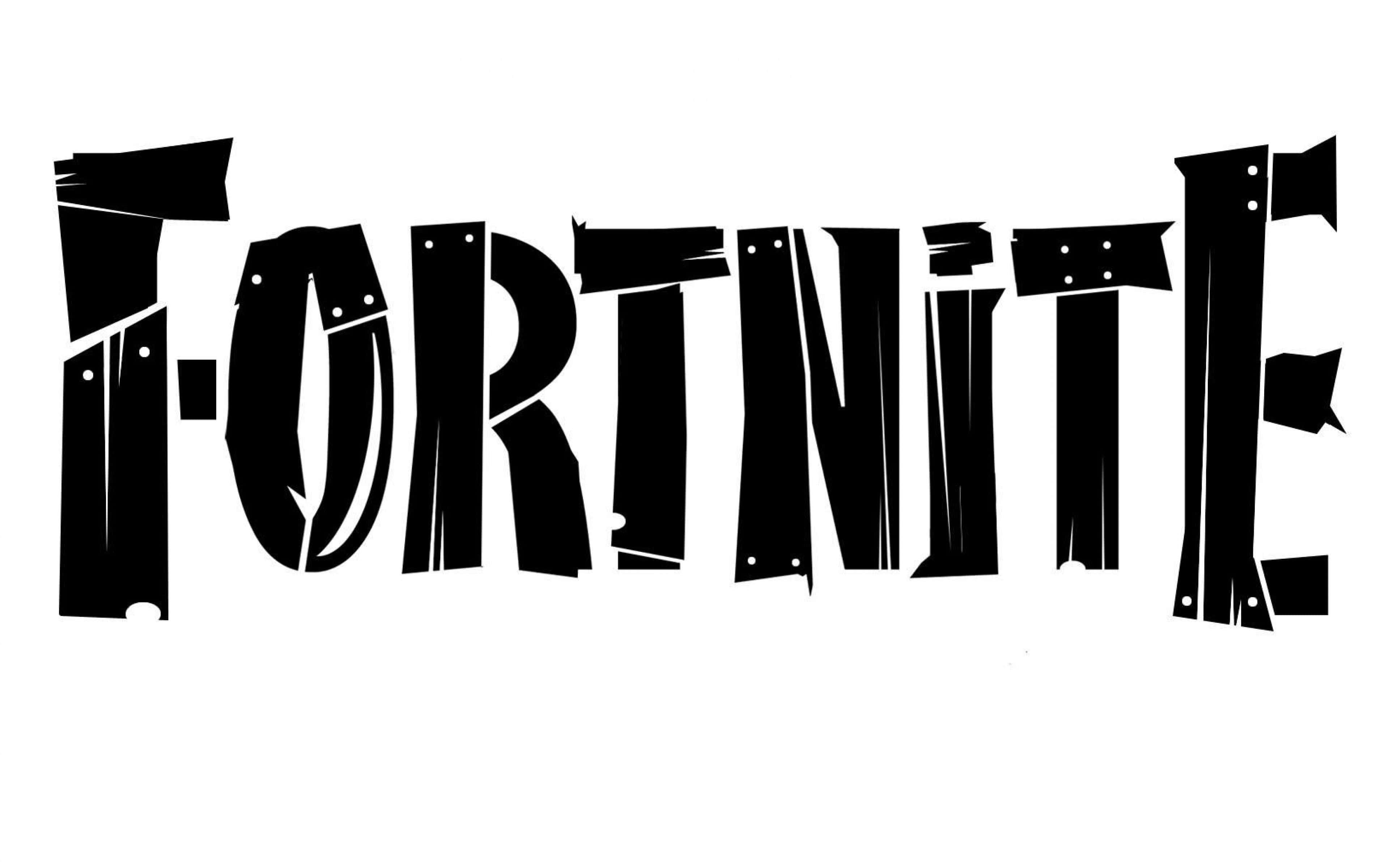 Fortnite, black, jagged torn edges, 4K Desktop Wallpaper