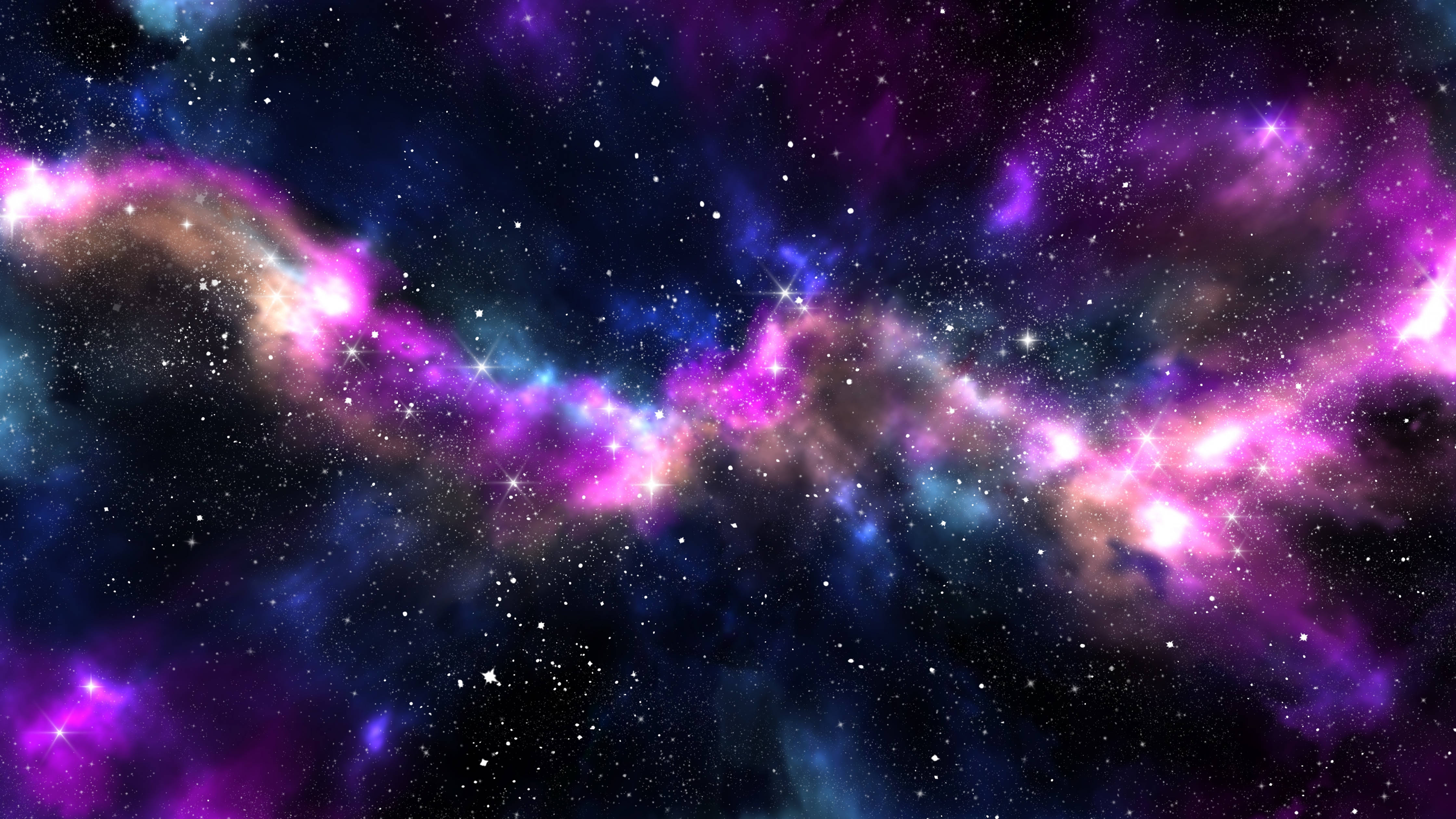 deep purple, colorful galaxy, vibrant purple, 4K Desktop Wallpaper