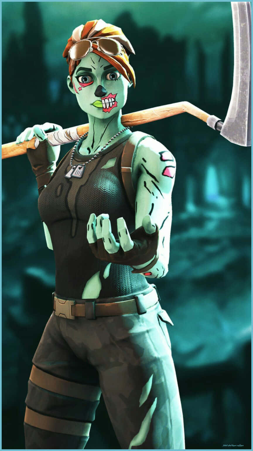 Cool Ghoul Trooper, zombie woman, goggles, HD Phone Wallpaper