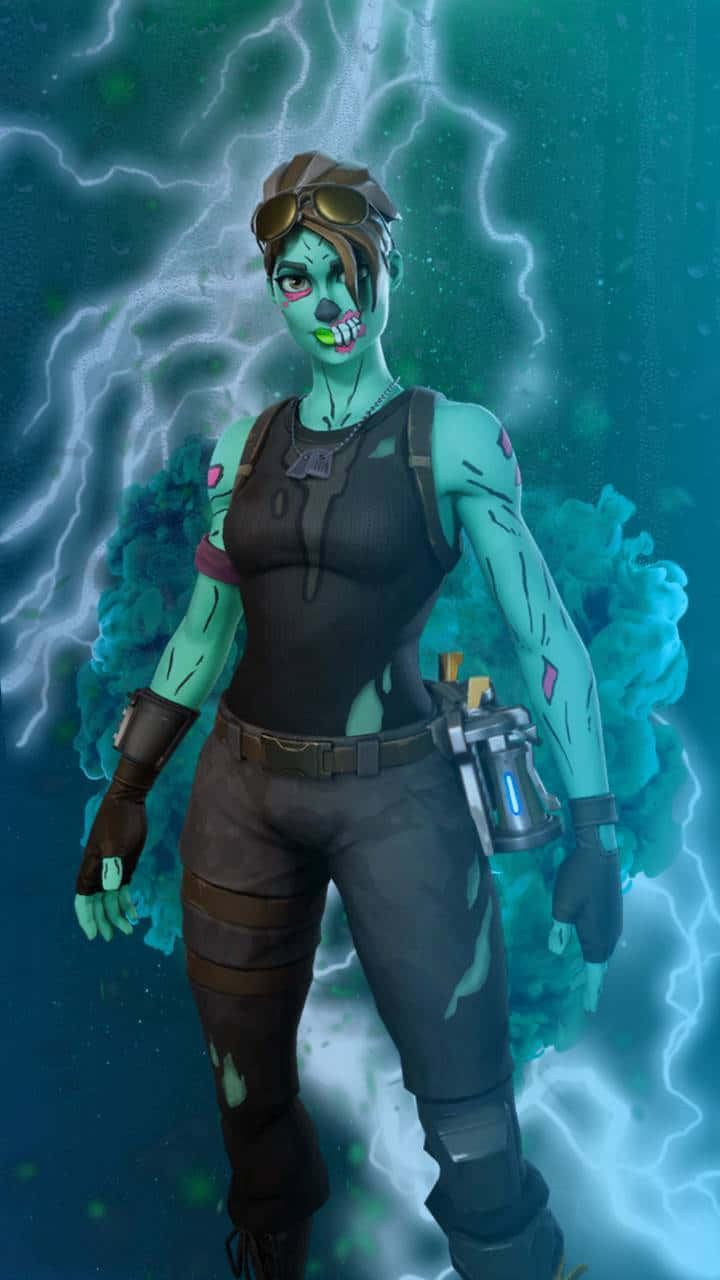 Cool Ghoul Trooper, green-skinned, goggles, HD Phone Wallpaper