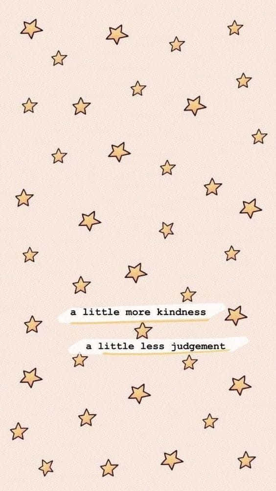 soft beige background, hand-drawn golden stars, white banners, SD Phone Wallpaper