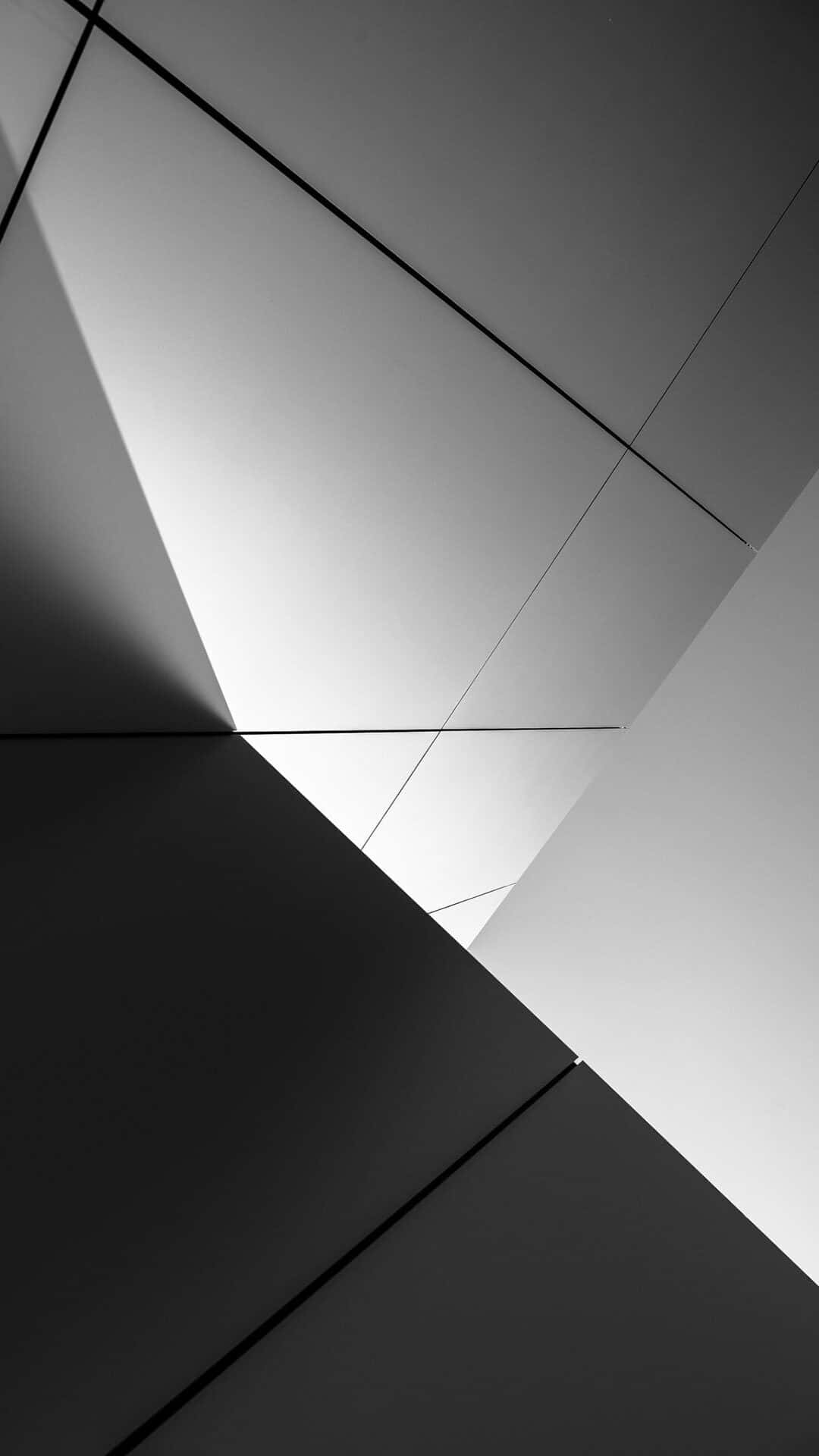Cool Gray, black and white, abstract composition, Full HD Phone Wallpaper