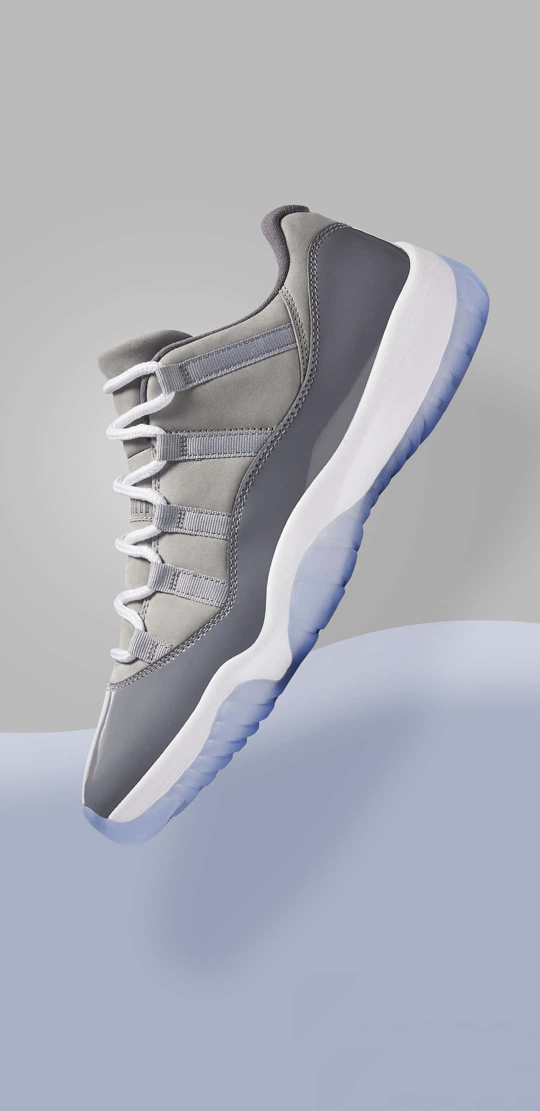 cool gray, gray sneaker, white laces, Full HD Phone Wallpaper