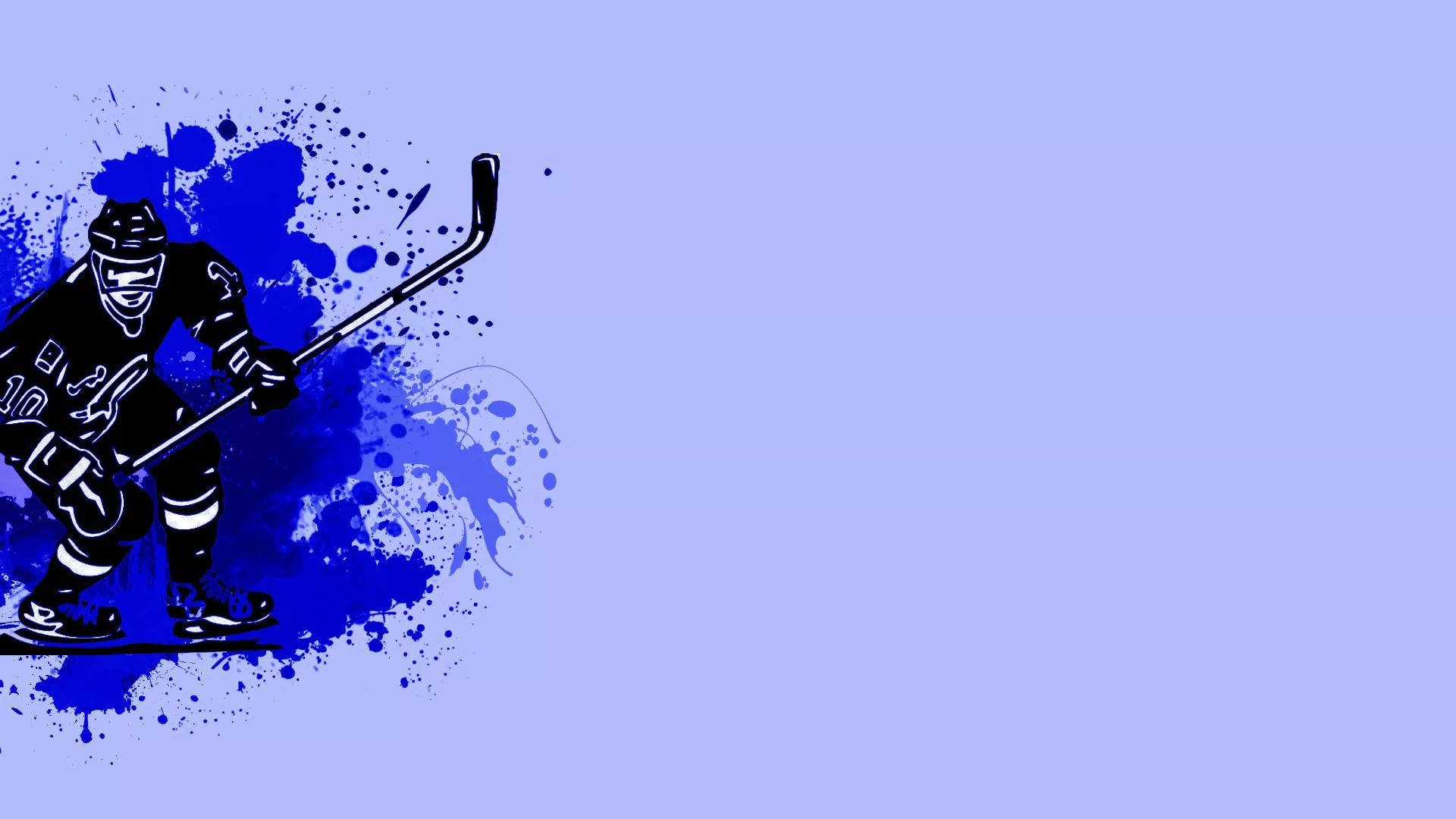 Ice Hockey Minimalist Art, black gear, white stripes, Full HD Desktop Wallpaper